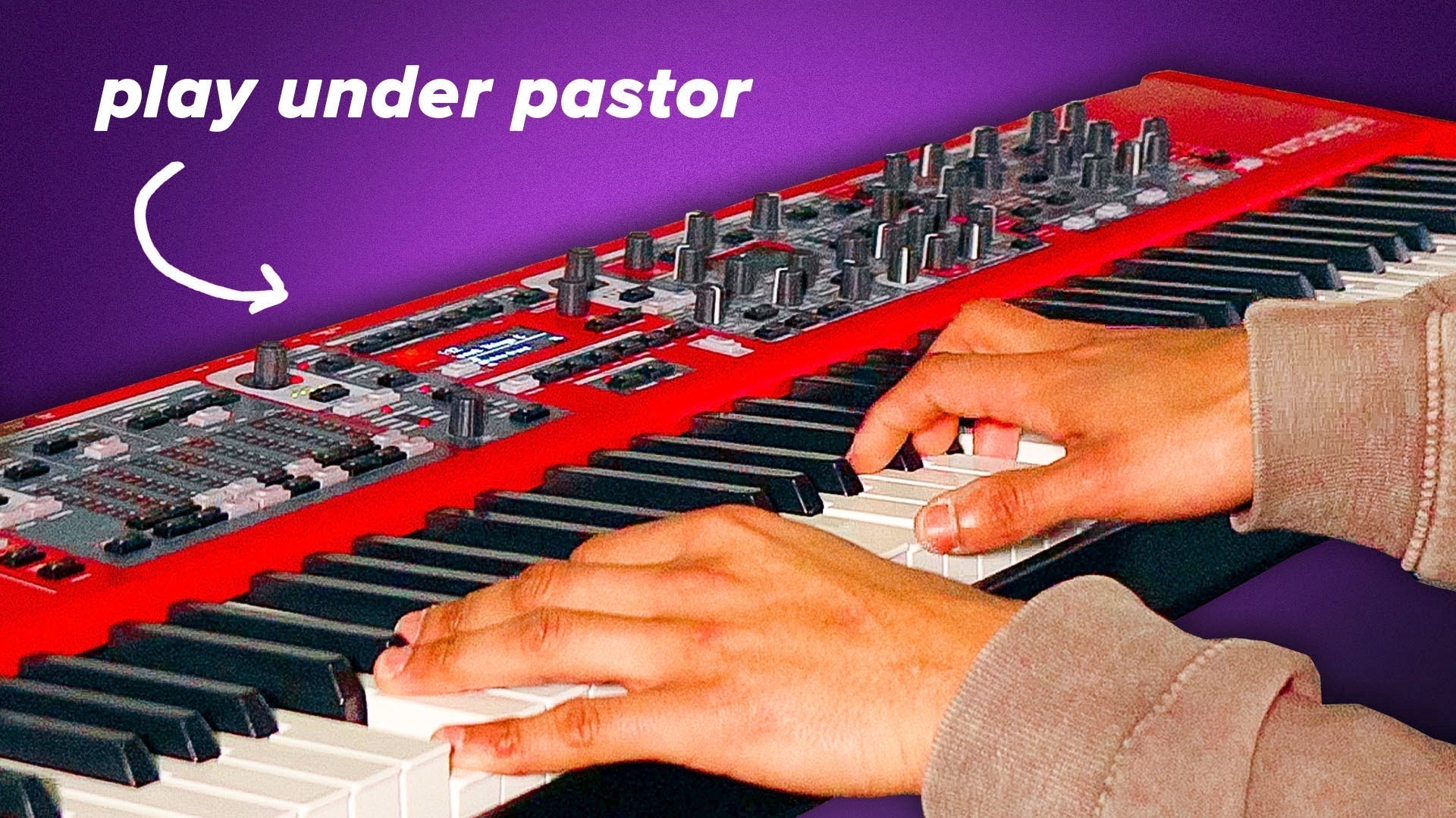Playing under your Pastor is harder than it looks, try this!