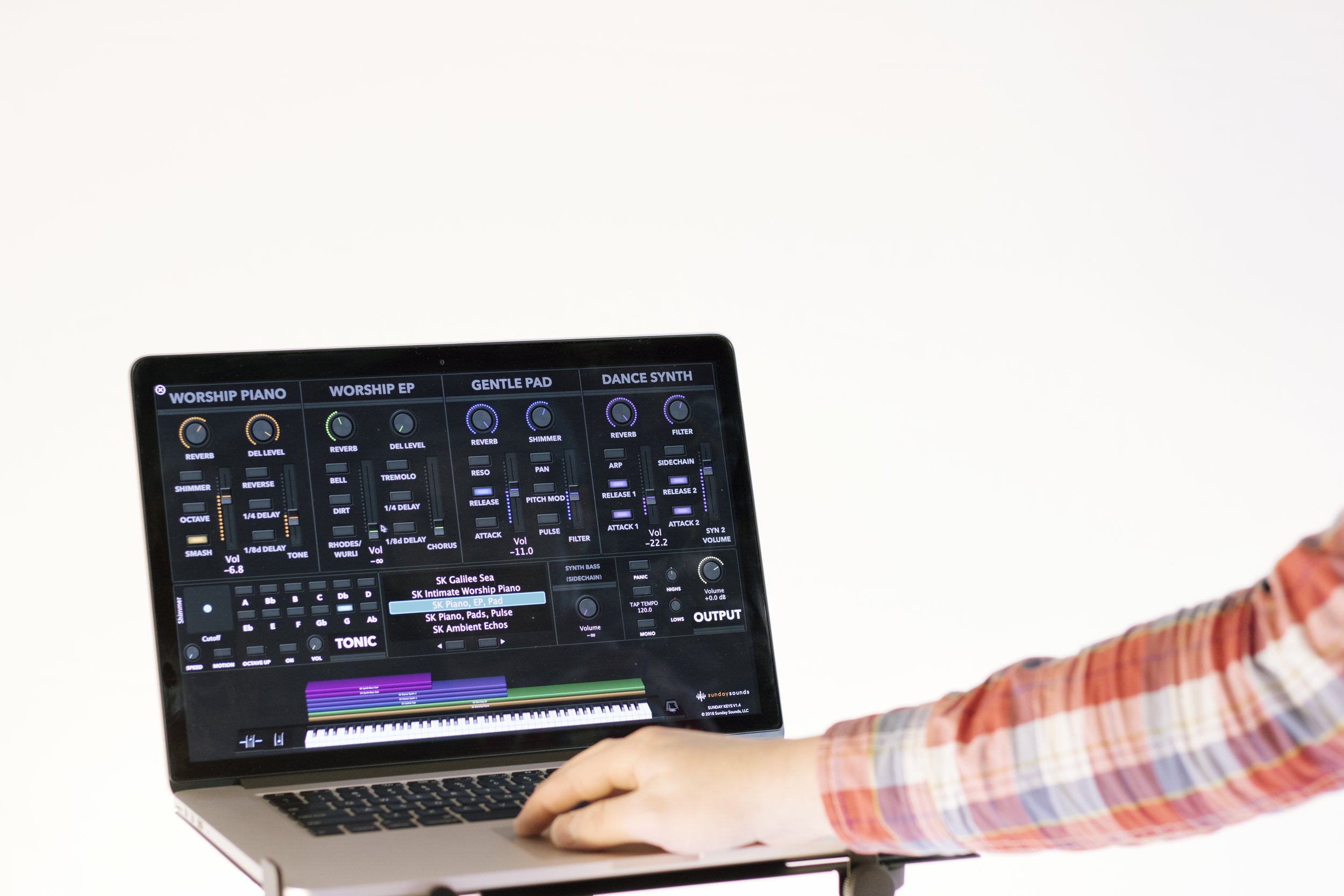Full Walkthrough of the Sunday Keys MainStage Template for Worship Keys- includes features and sound demos!