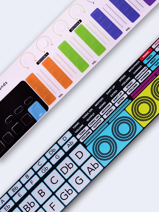 nanoKontrol2 Decal (white) + Tonic/Auxiliary Controls Decal