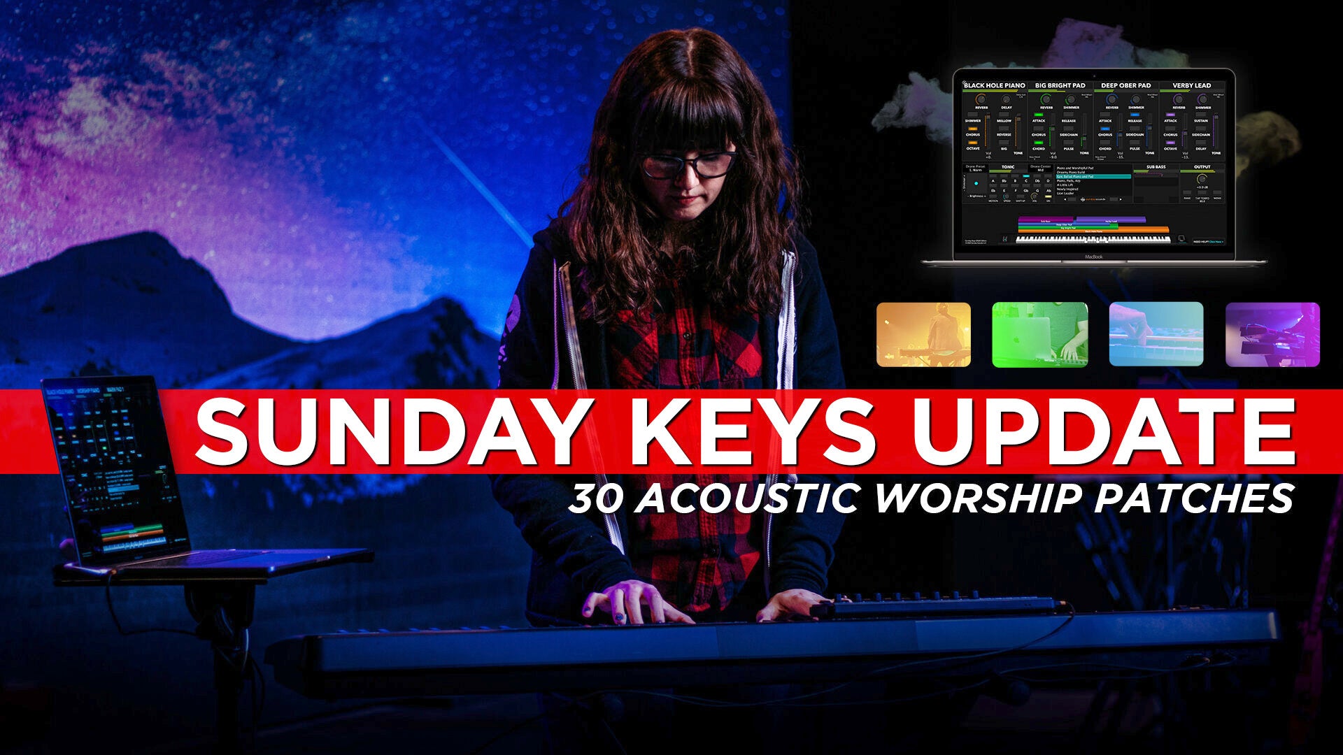New Acoustic Worship Keys Patches for Sunday Keys