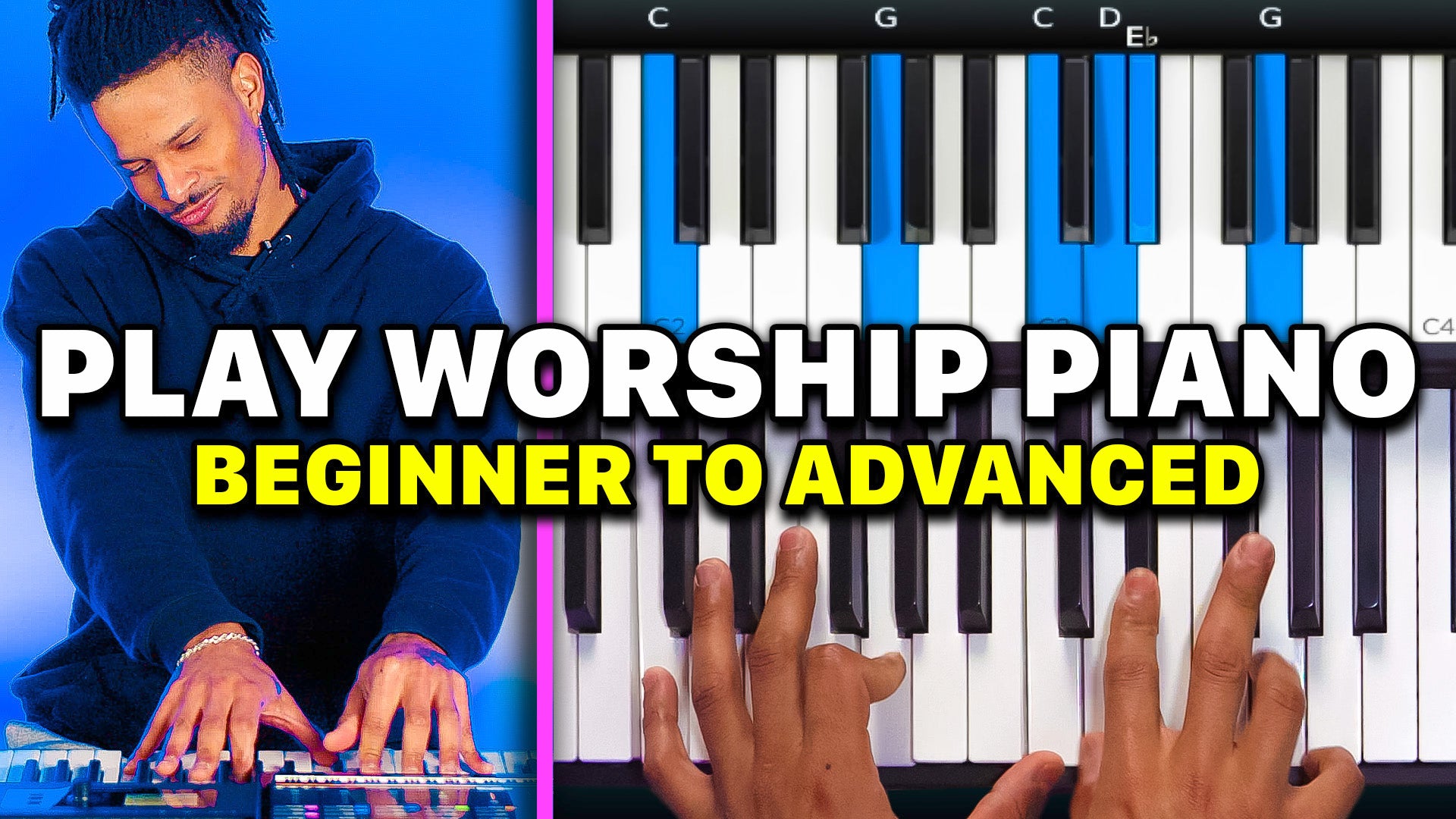 3 Levels of Worship Piano - Beginner to Advanced