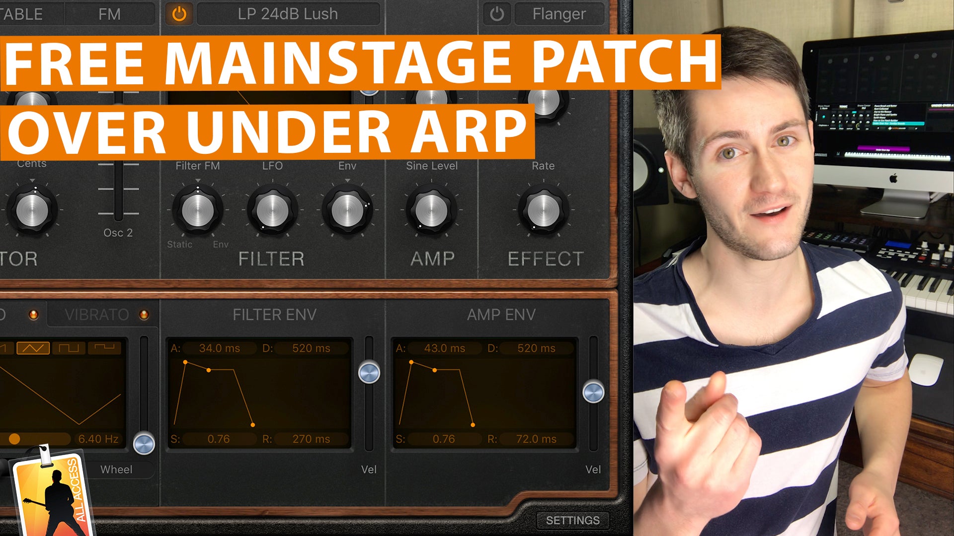 Free MainStage Worship Patch! - Under Over Arp