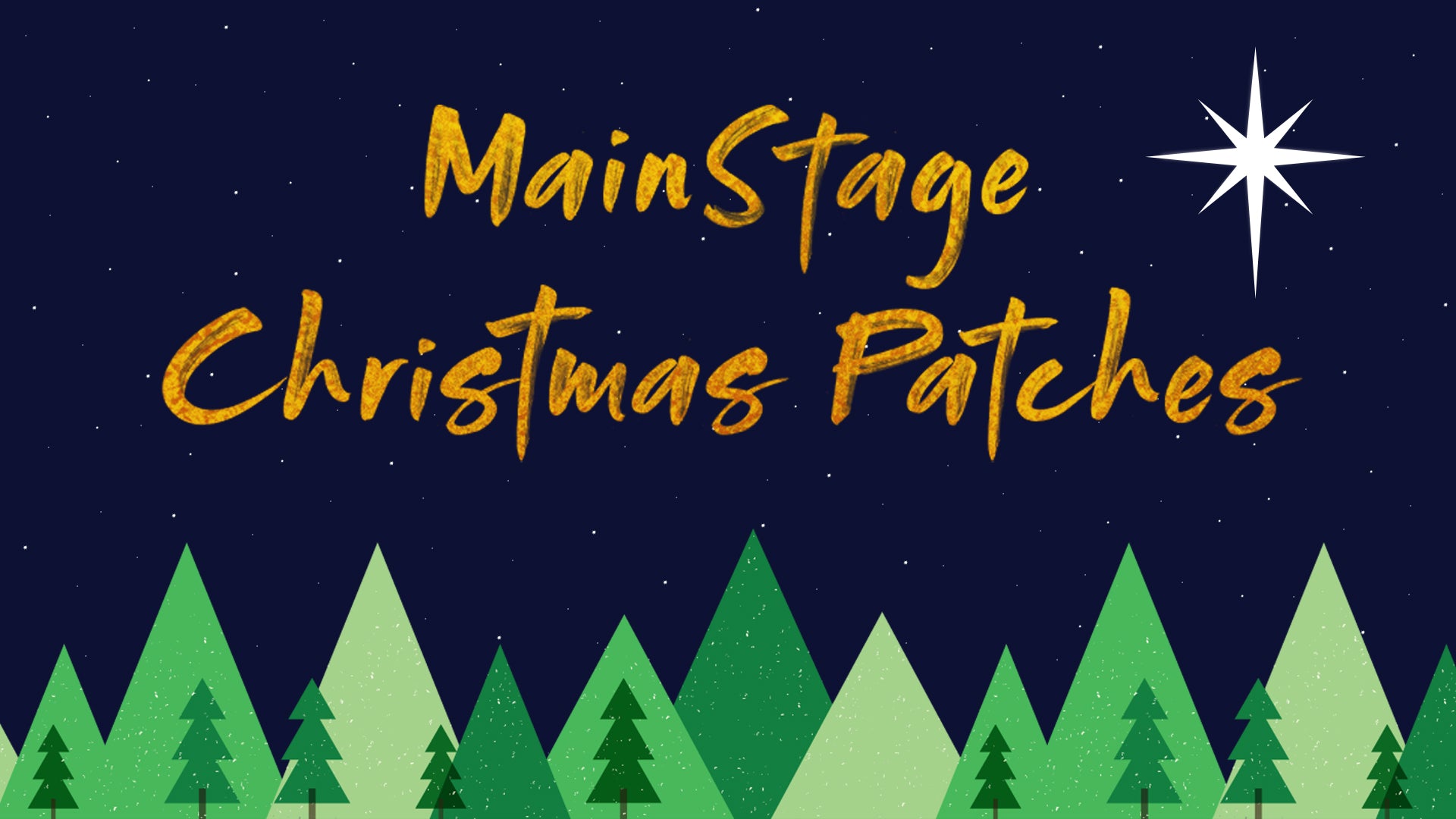Christmas Patches for MainStage!