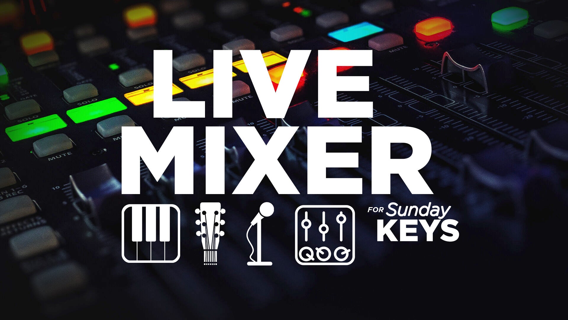 Mix Your Band for Live-Stream or Pre-Recorded Worship Using Your Mac+MainStage: