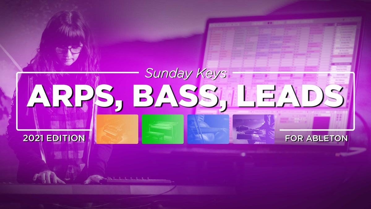 Ableton Live Modern Arps, Synth Bass, & Leads Demo Sunday Keys f
