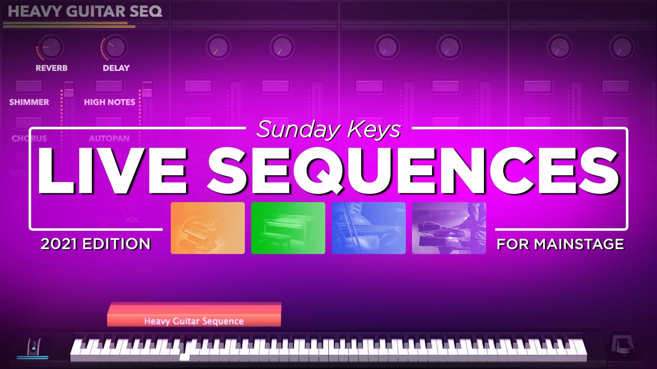 Live Sequences, New Sound Category - Sunday Keys for MainStage 2021