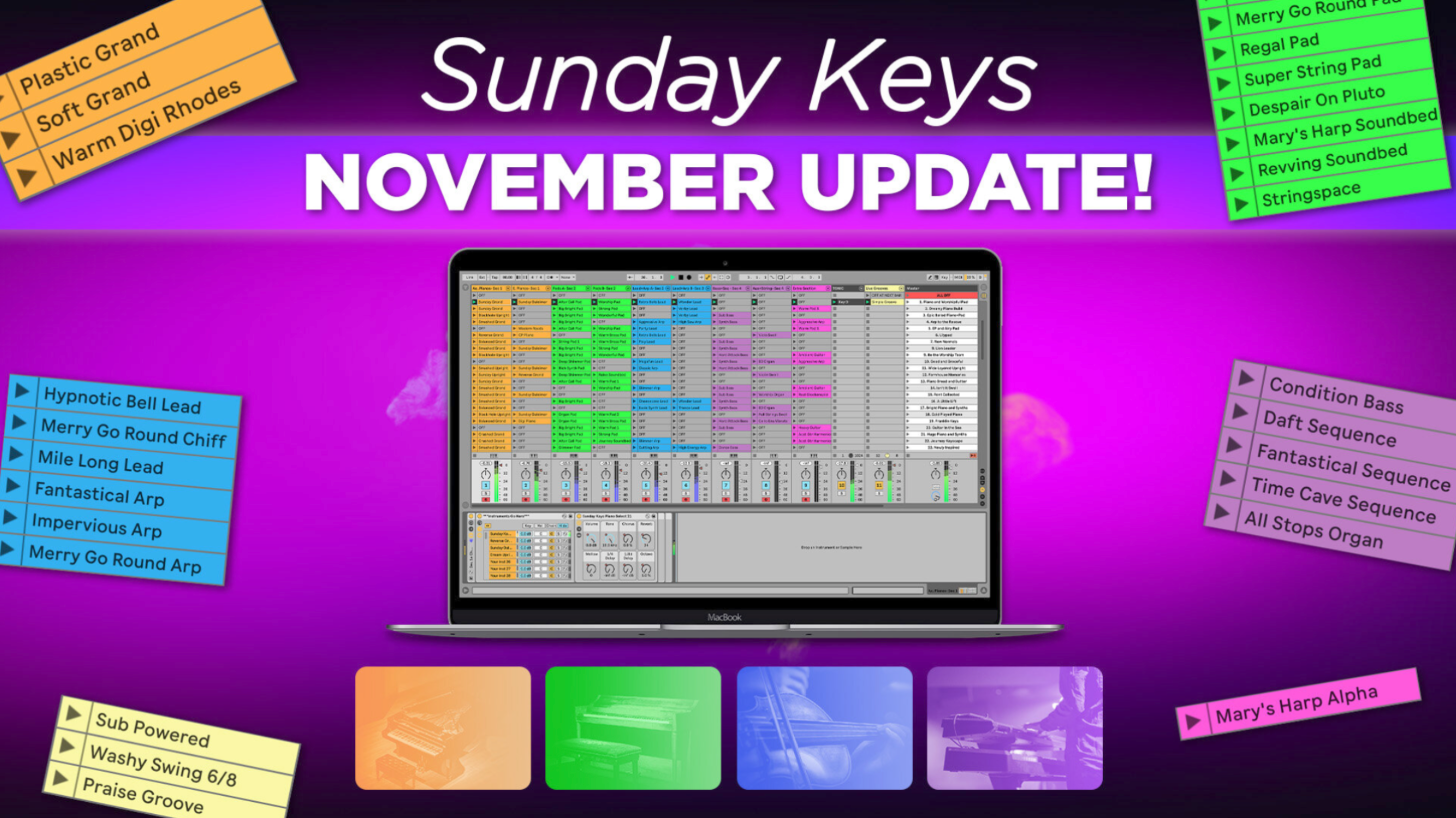 Sunday Keys for Ableton 2021-  November Update Walkthrough