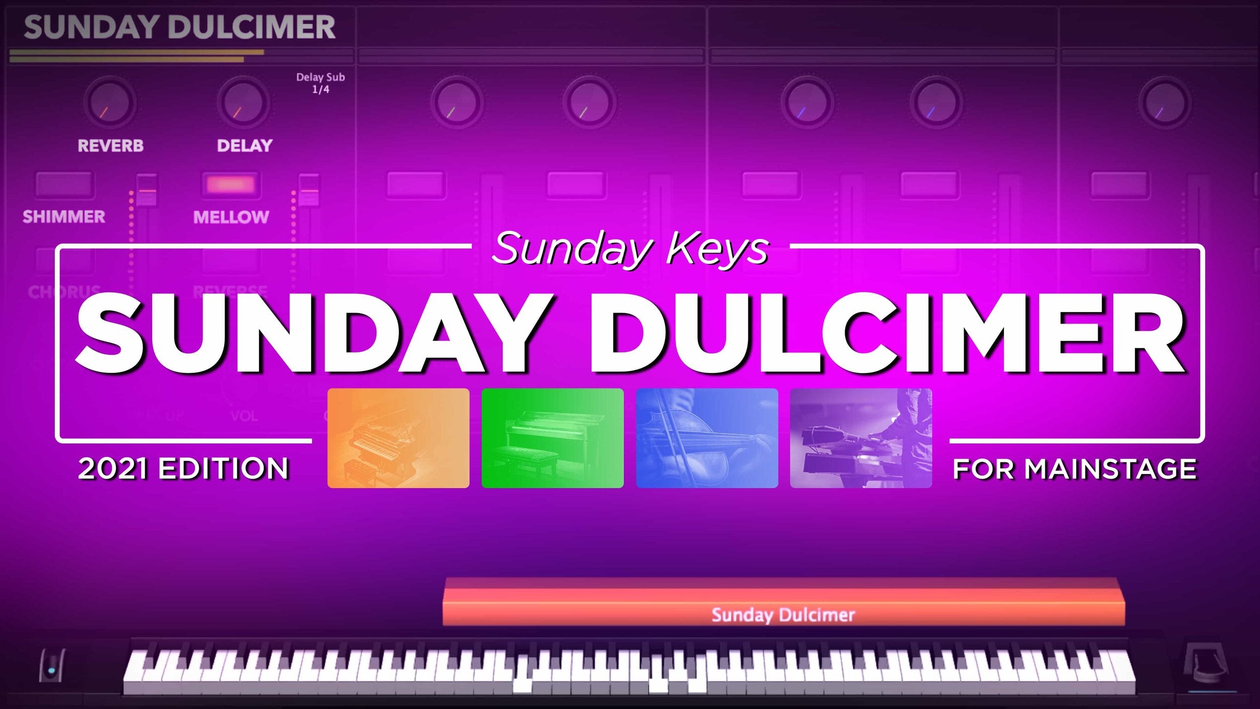 Sunday Dulcimer: Custom-Sampled Dulcimer for Worship - Sunday Keys for MainStage 2021