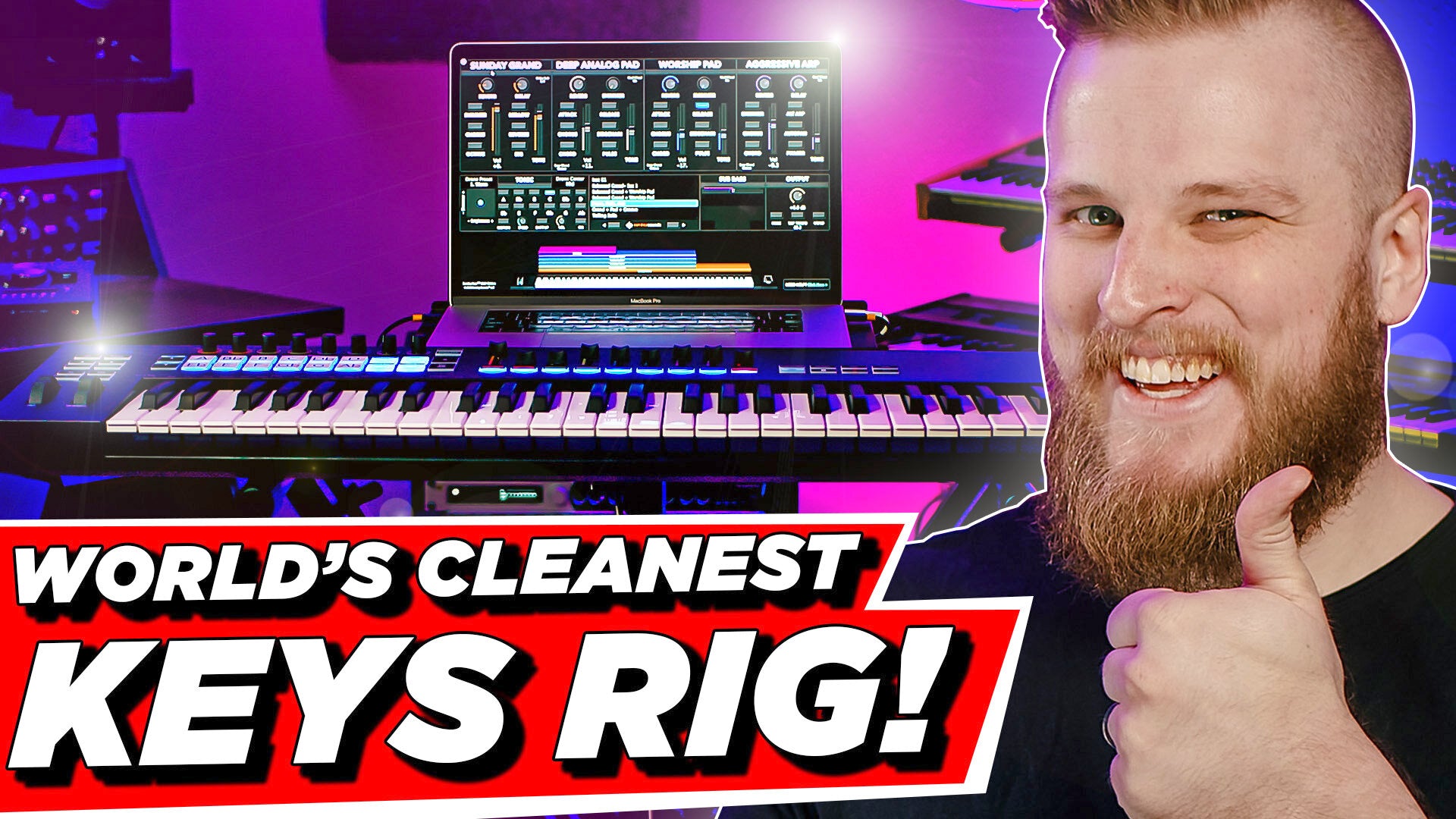 The World's Cleanest Keyboard Rig EVER