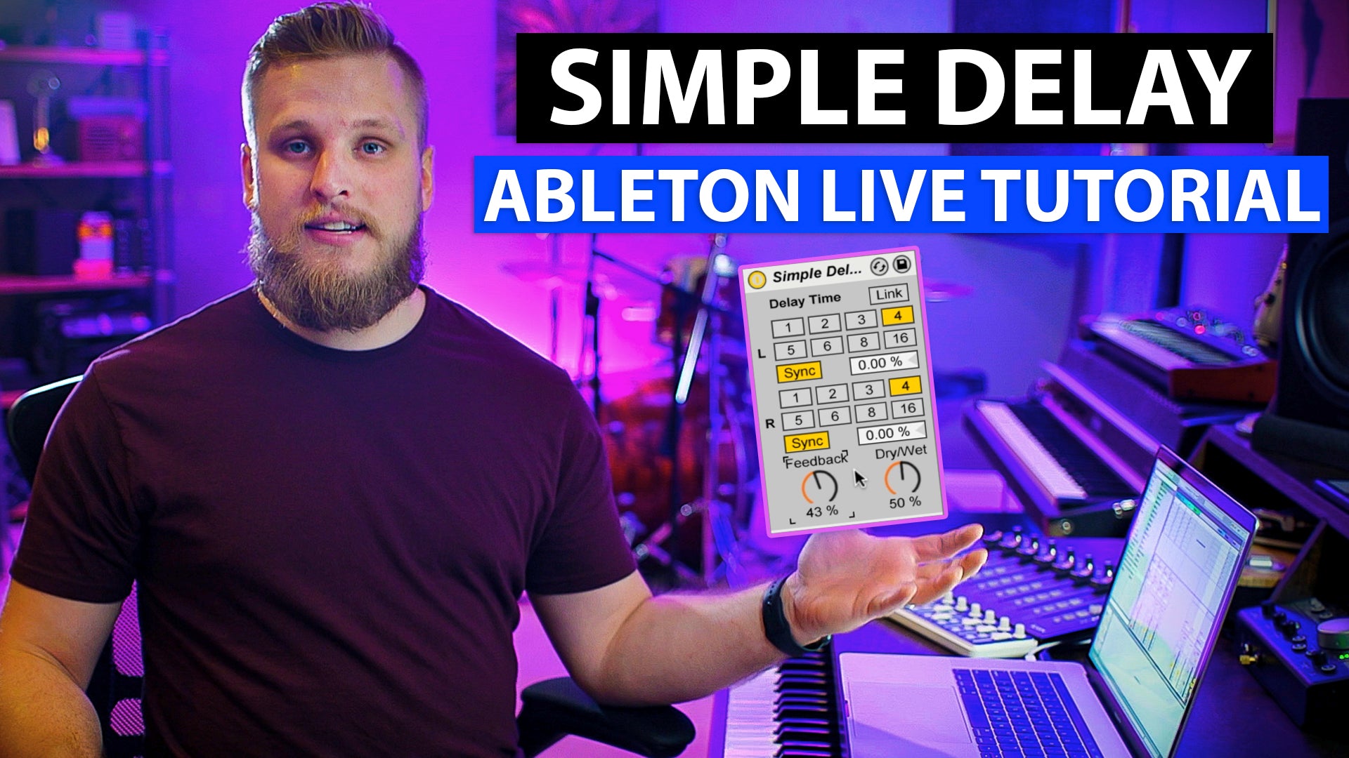 Ableton Live Tutorial: Intro to the Simple Delay Plugin