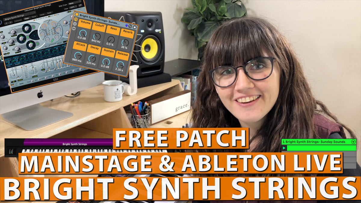 Free MainStage & Ableton Worship Patch! Bright Synth Strings Sunday