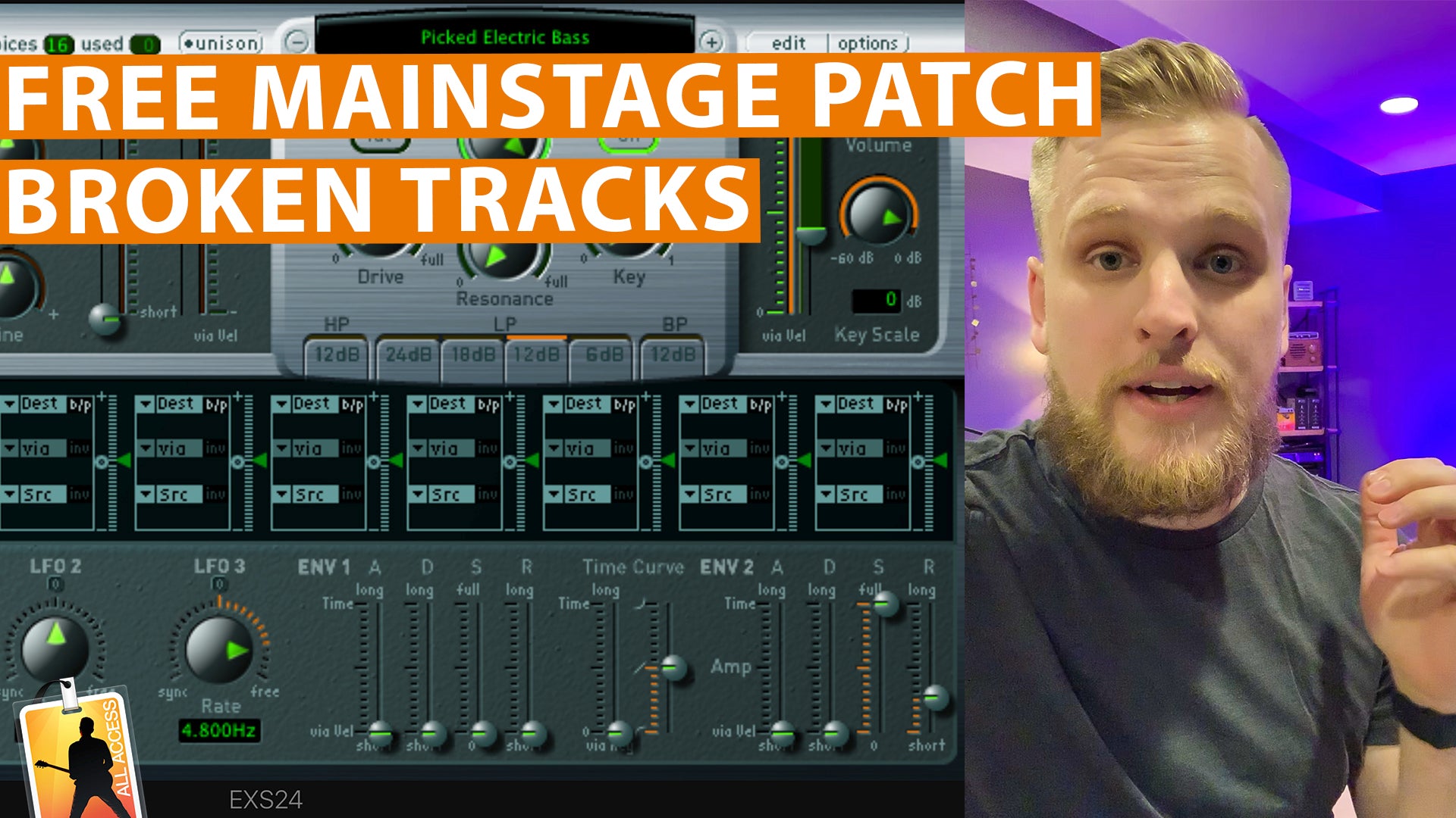 Free MainStage Worship Patch! - Broken Tracks Experimental Texture with Ambience