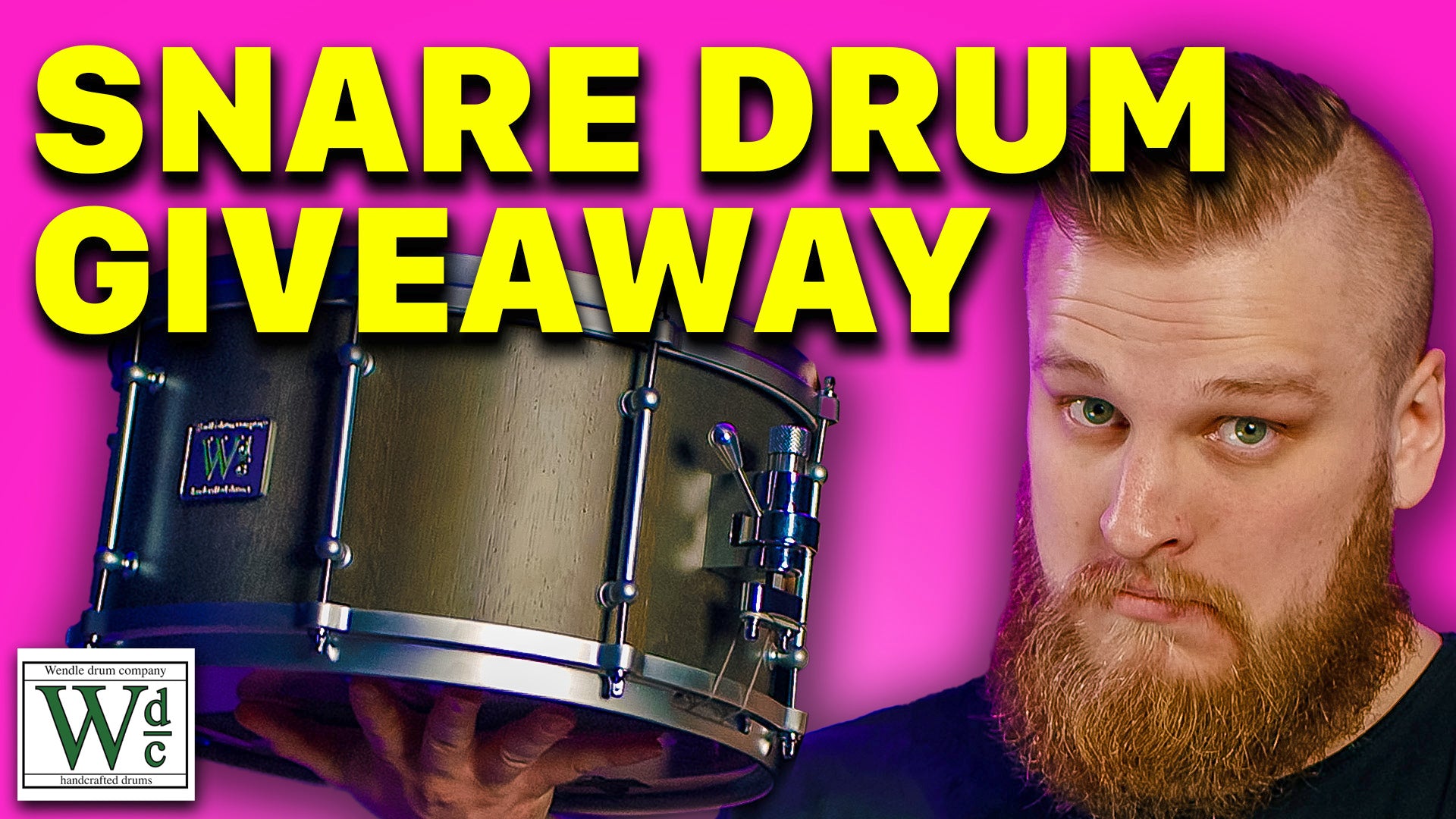 Handmade Worship Snare Drum Giveaway - Wendle Drum Company