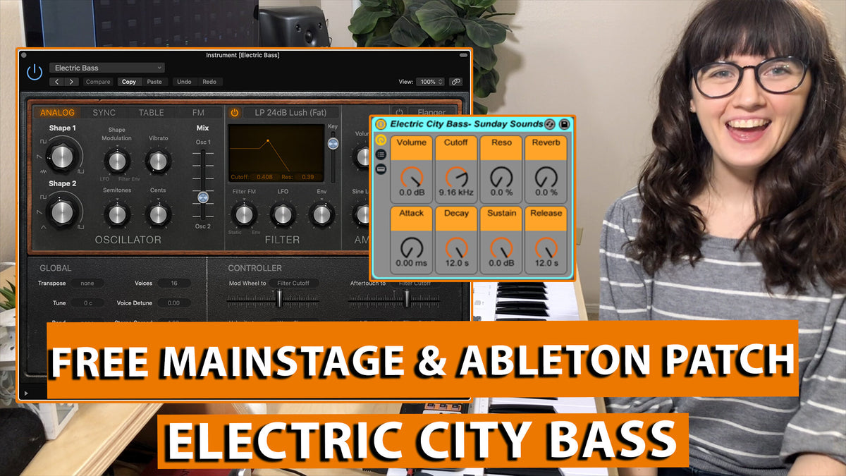 Free MainStage & Ableton Worship Patch! Electric City Bass Sunday