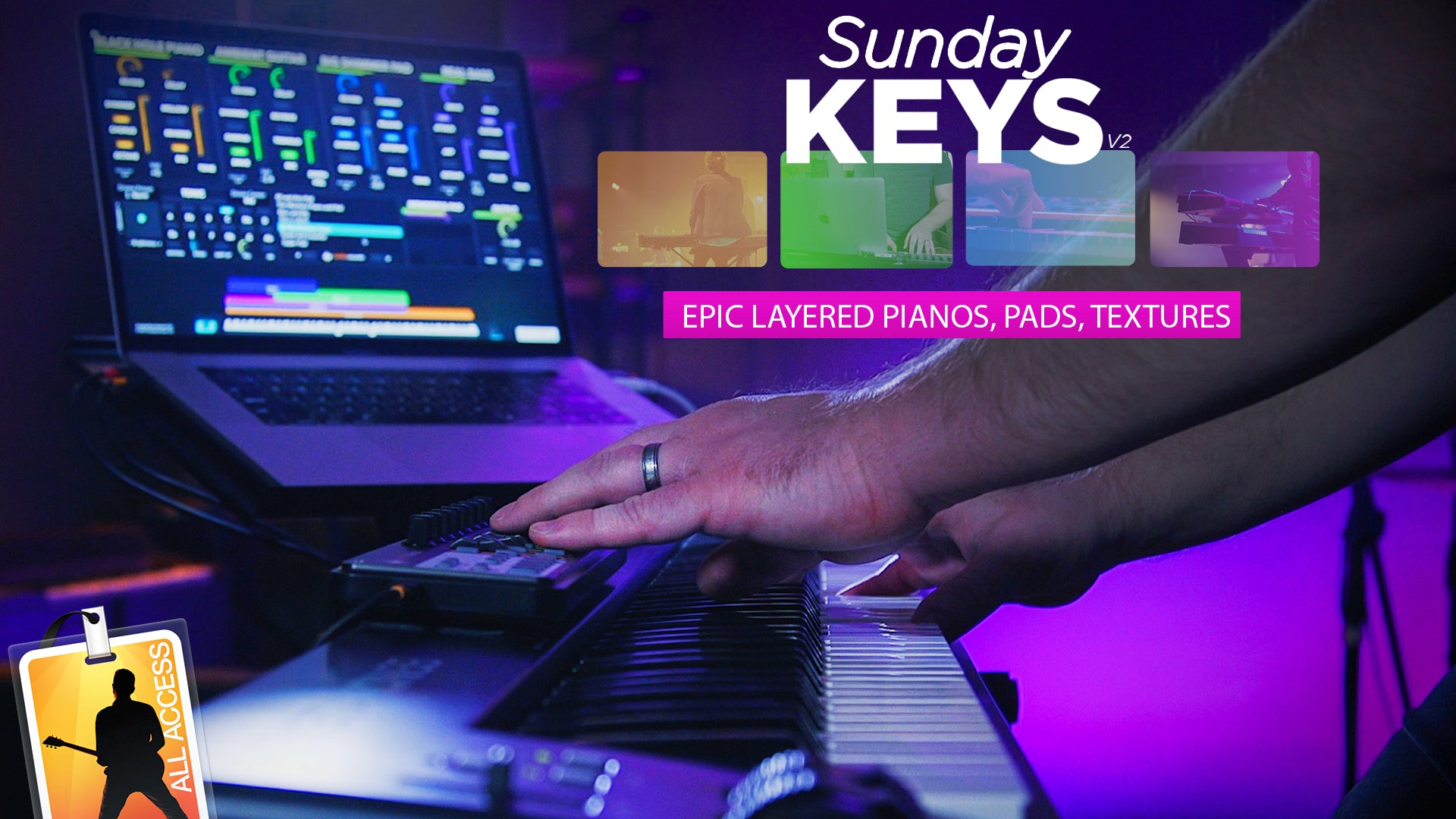 Epic Layered Pianos, Pads, Textures Demo - Sunday Keys Version 2
