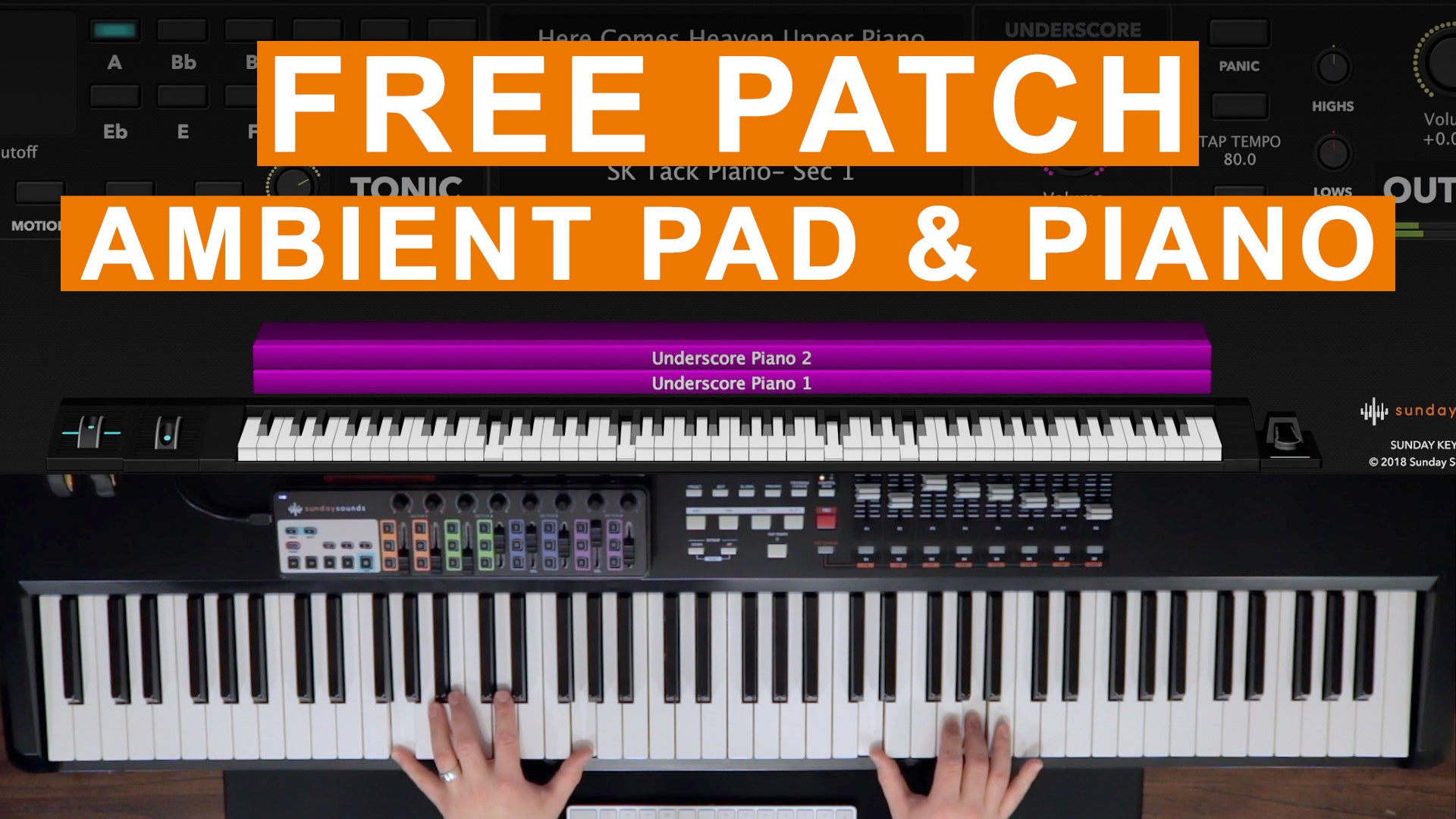 Free MainStage Worship Patch! - Ambient Piano and Pad