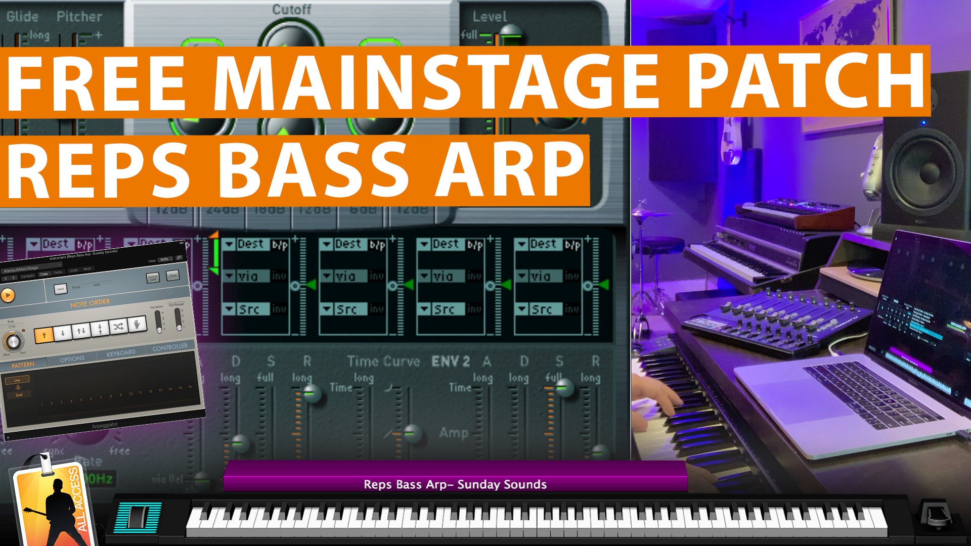Free MainStage & Ableton Worship Patch! - Reps Bass Arp