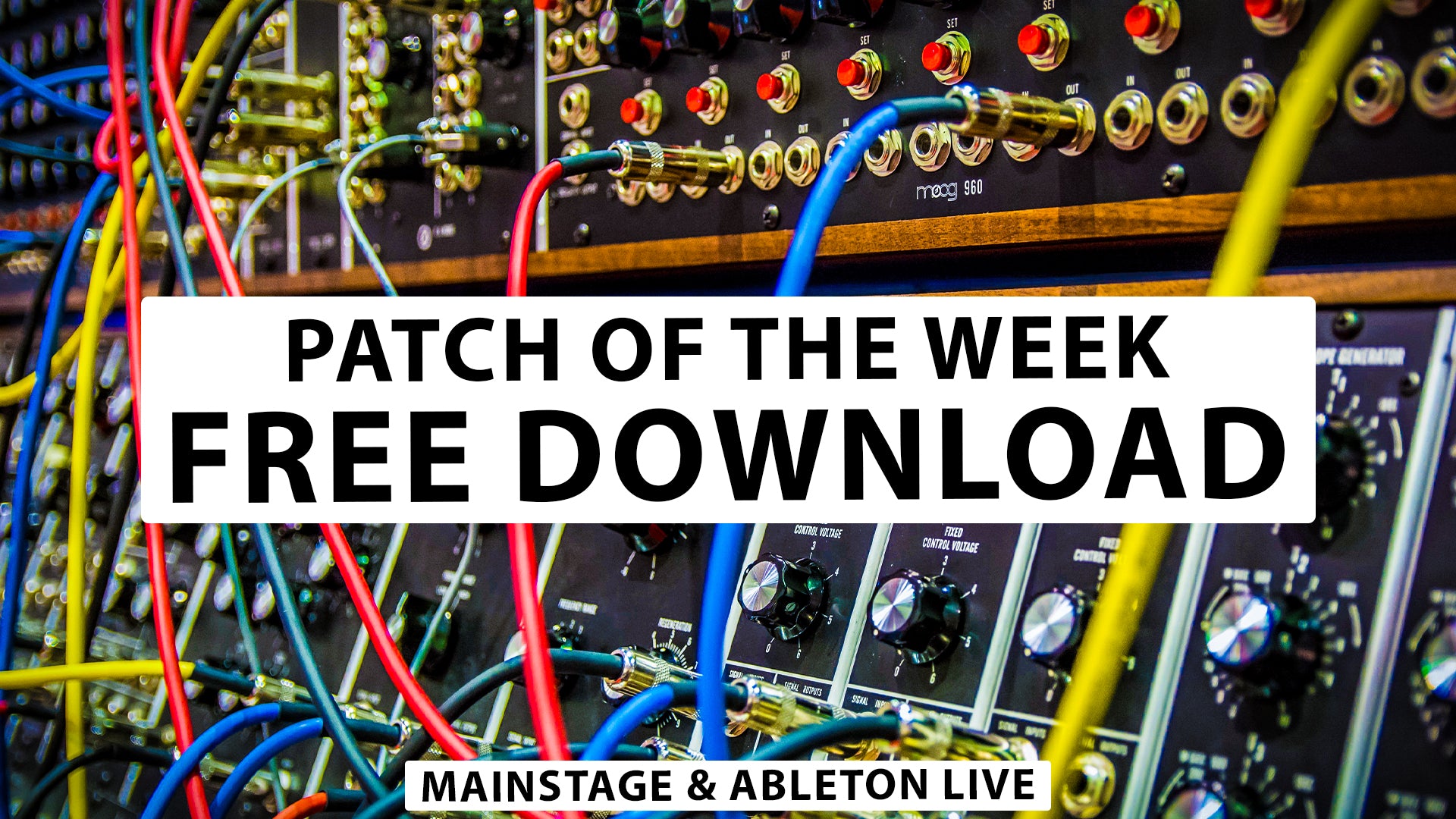 Railway Arp - Free MainStage & Ableton Worship Patch!