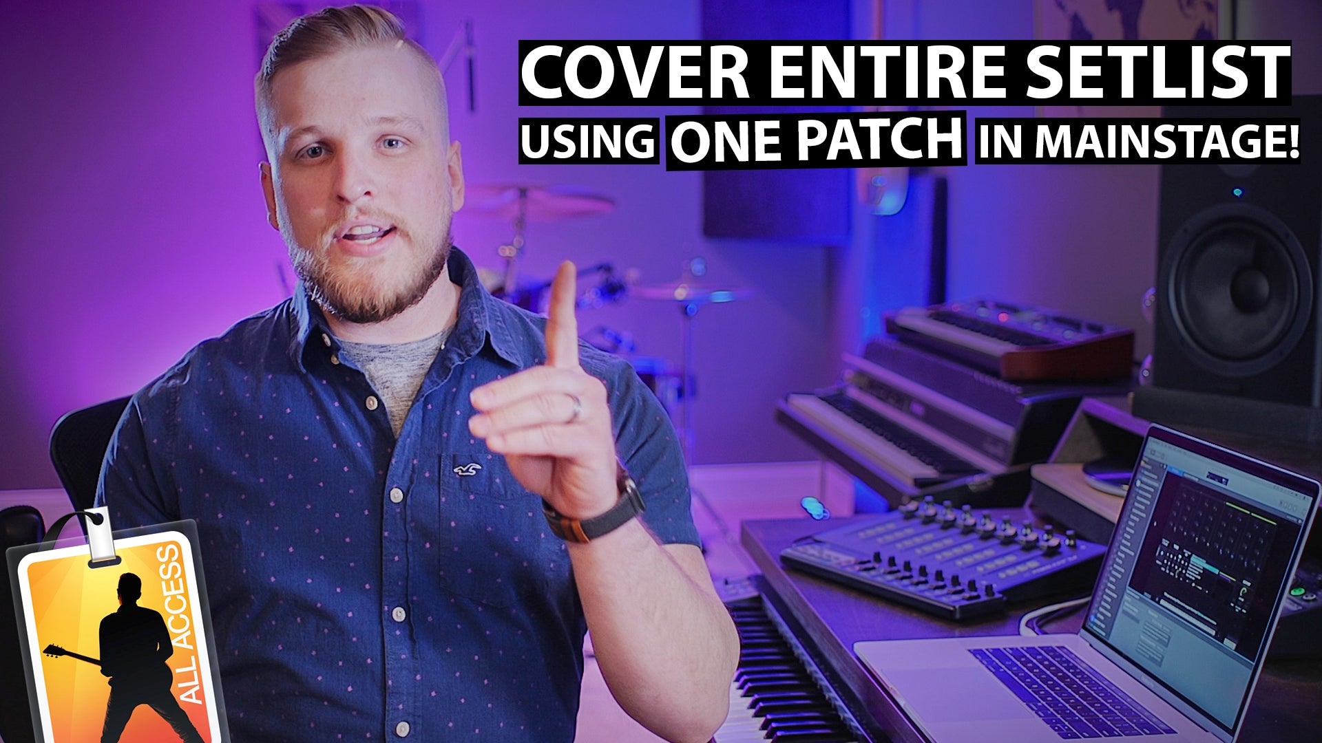 How to Build a Setlist in MainStage Using Sunday Keys - One Go-To Layered Worship Patch