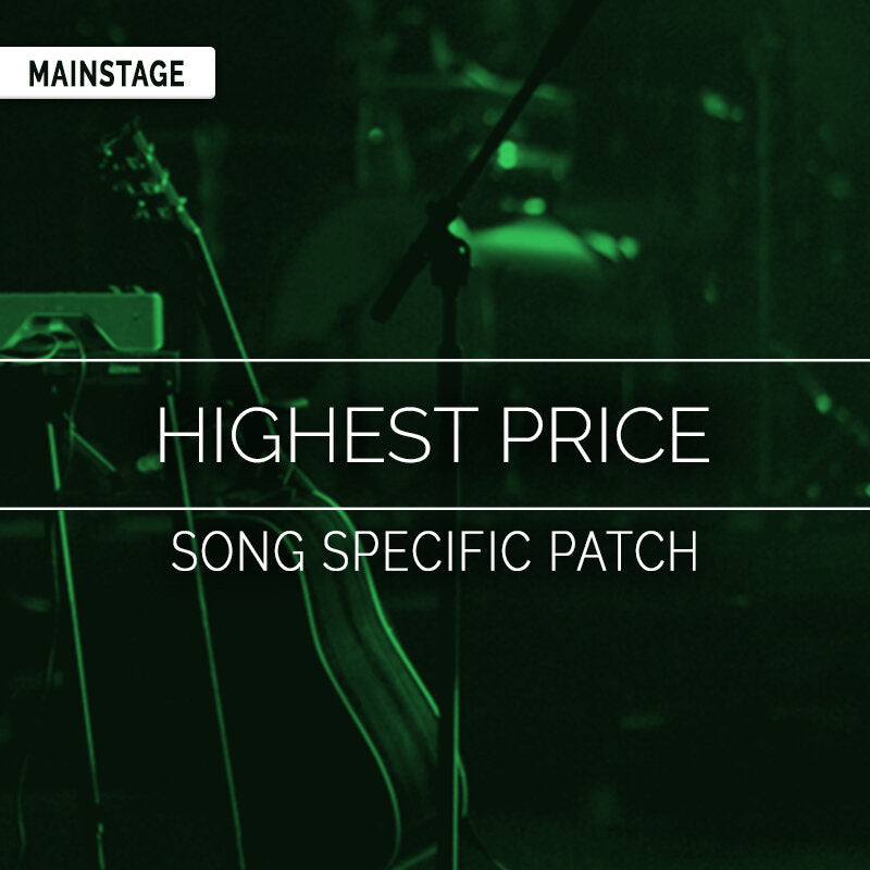 Highest Price - MainStage Patch Is Now Available!