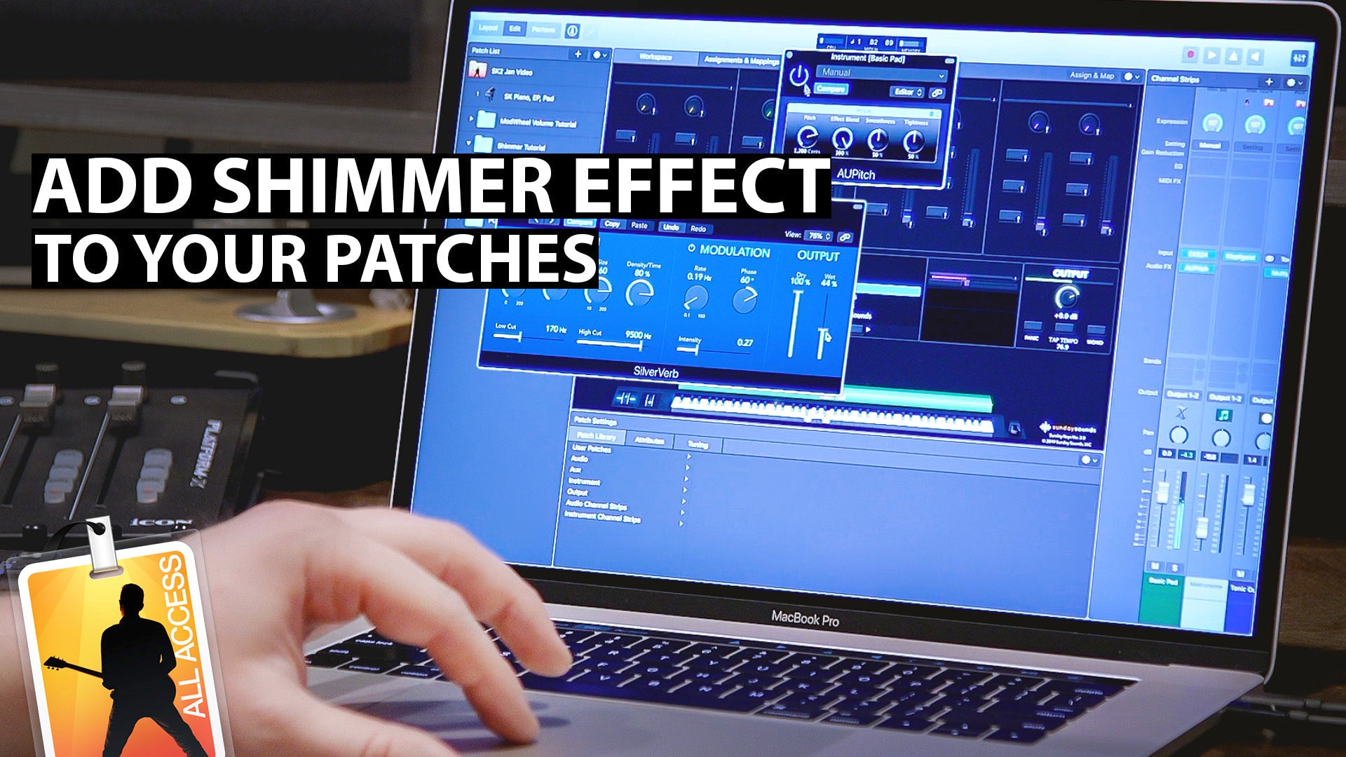 MainStage Tutorial: How to Add A Shimmer Effect to Your Patches!