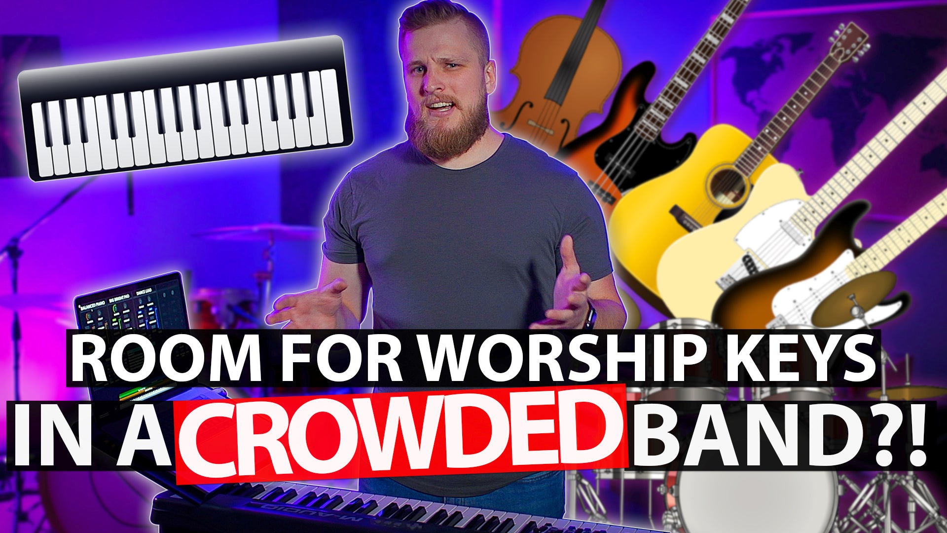 Keys Tutorial: How to Play Worship Keys in a Crowded Band
