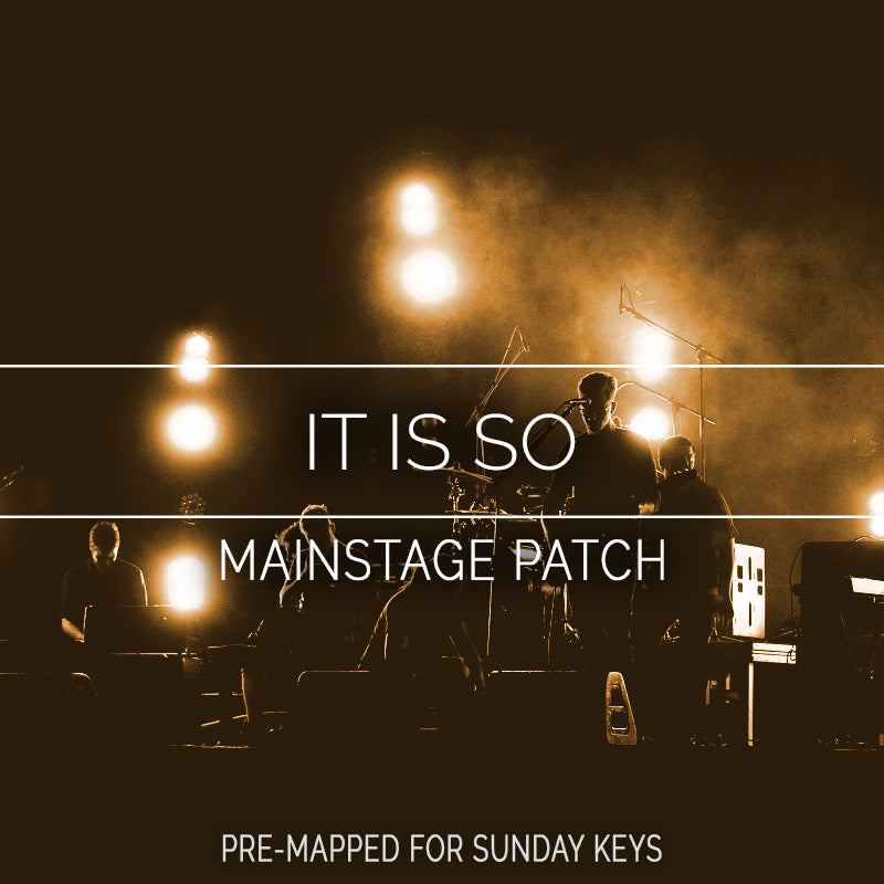 It Is So - MainStage Patch Is Now Available!