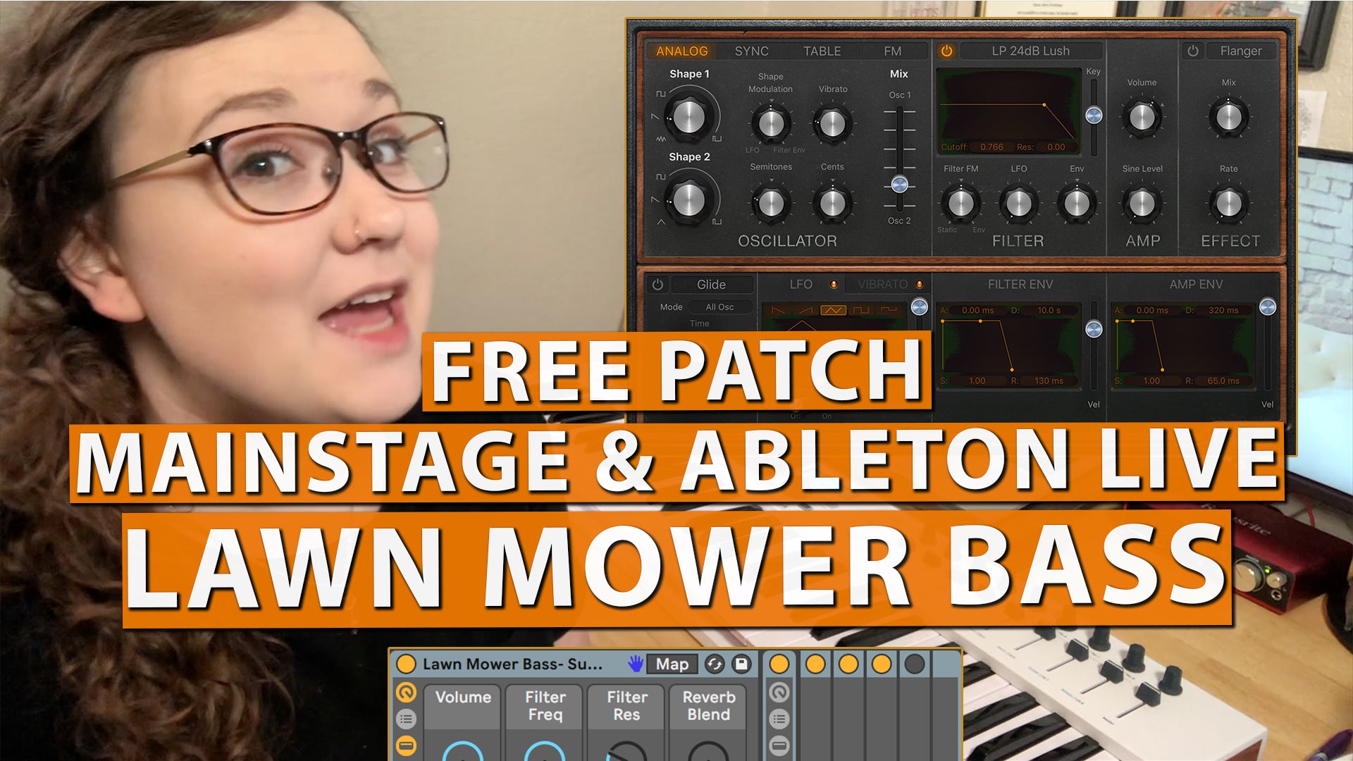 Free MainStage & Ableton Worship Patch! - Lawn Mower Bass