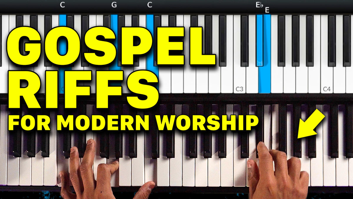 Play Gospel Keys Riffs - Beginner Worship Piano – Sunday Sounds