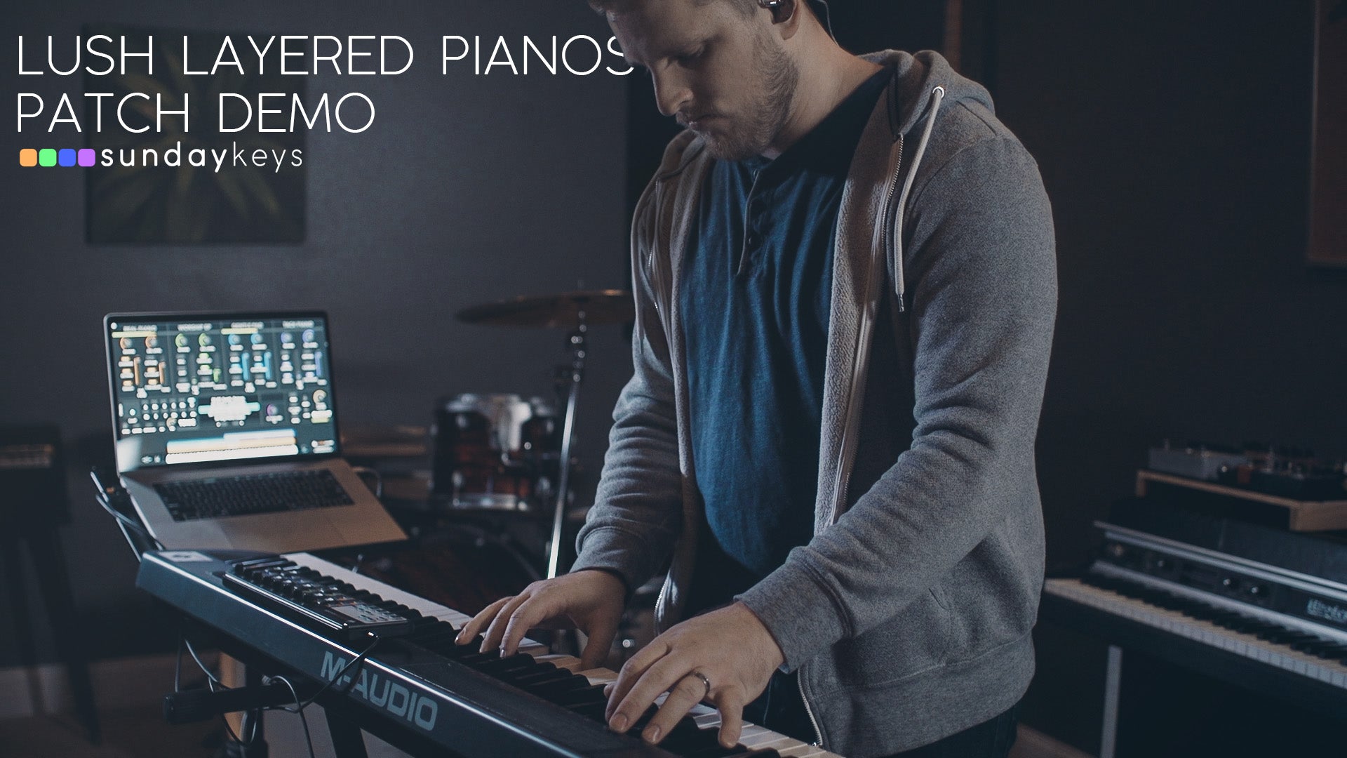 Lush Layered Pianos - Sunday Keys MainStage Patch Demo!