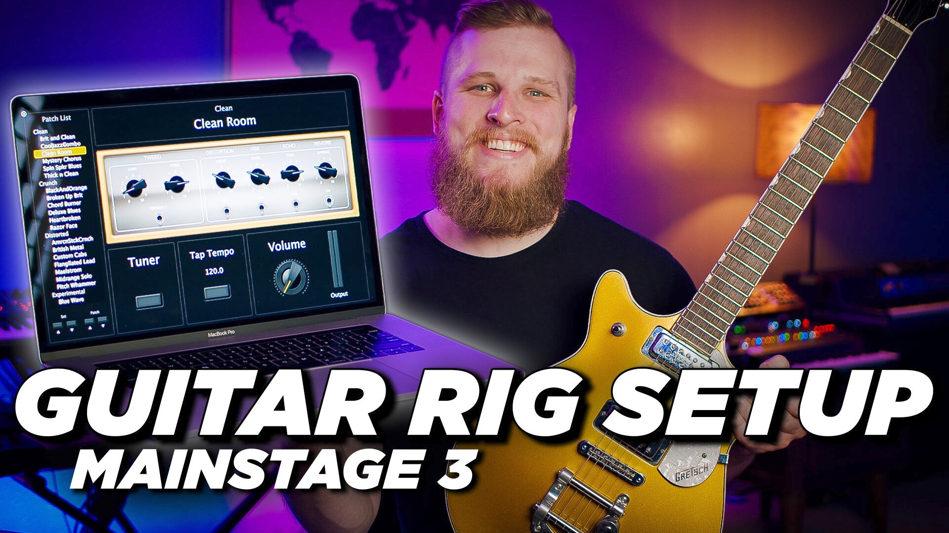 How to Play Your Guitar through MainStage