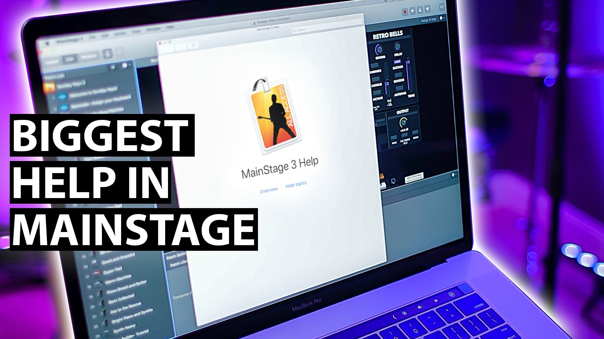 The Most Obvious MainStage Tutorial Ever