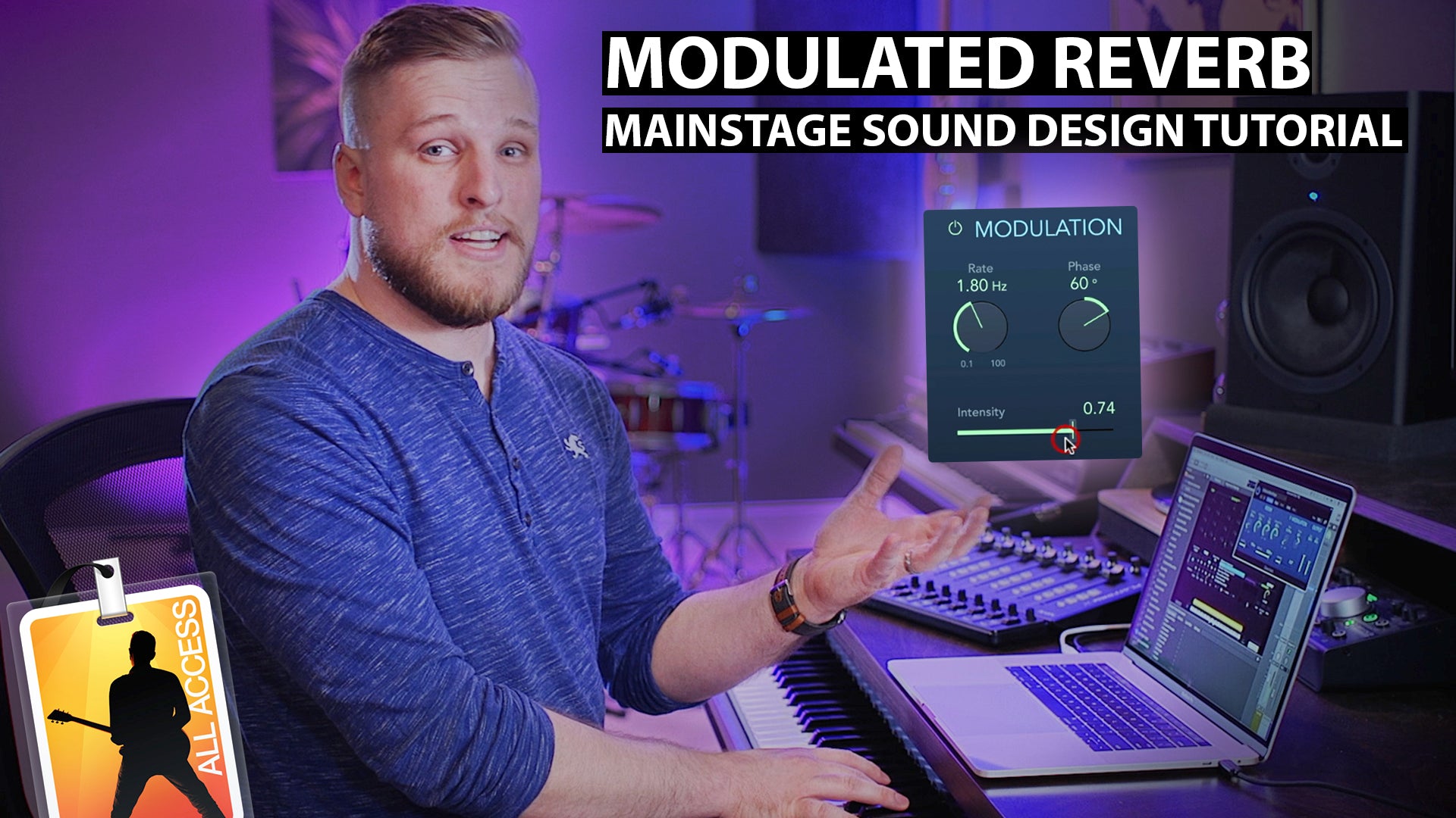Modulated Reverb Inside of MainStage!