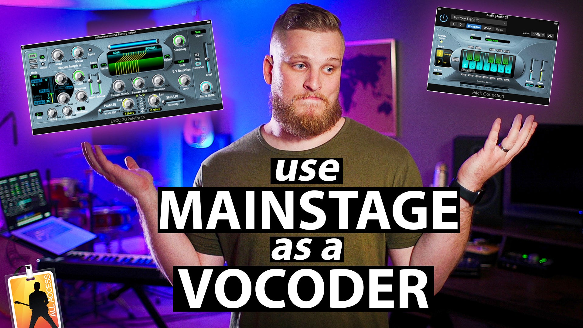 MainStage Tutorial: How to Use MainStage as a Vocoder - Part 2