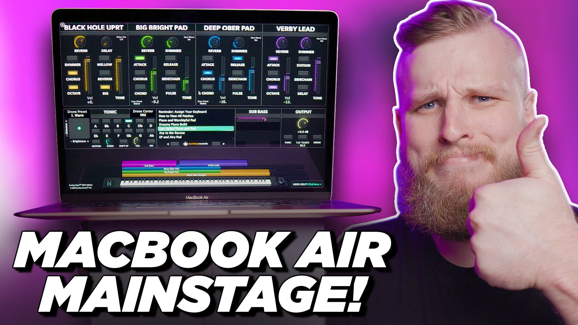 Can a Macbook Air M1 run MainStage?