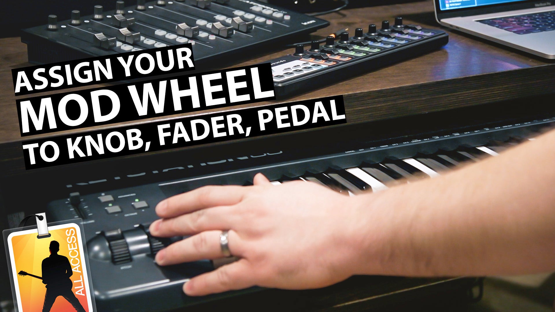 MainStage Tutorial: How to Assign Your Mod Wheel to a Knob, Fader, or Expression Pedal
