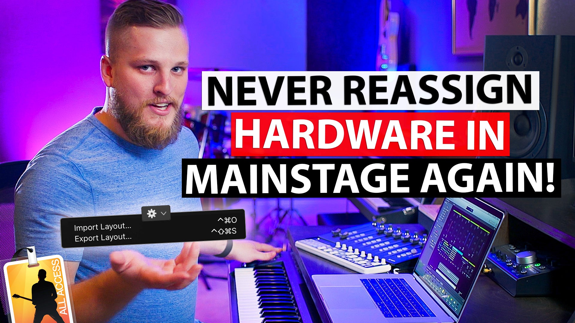 MainStage Tutorial: How to Avoid Reassigning Hardware Every Time You Play