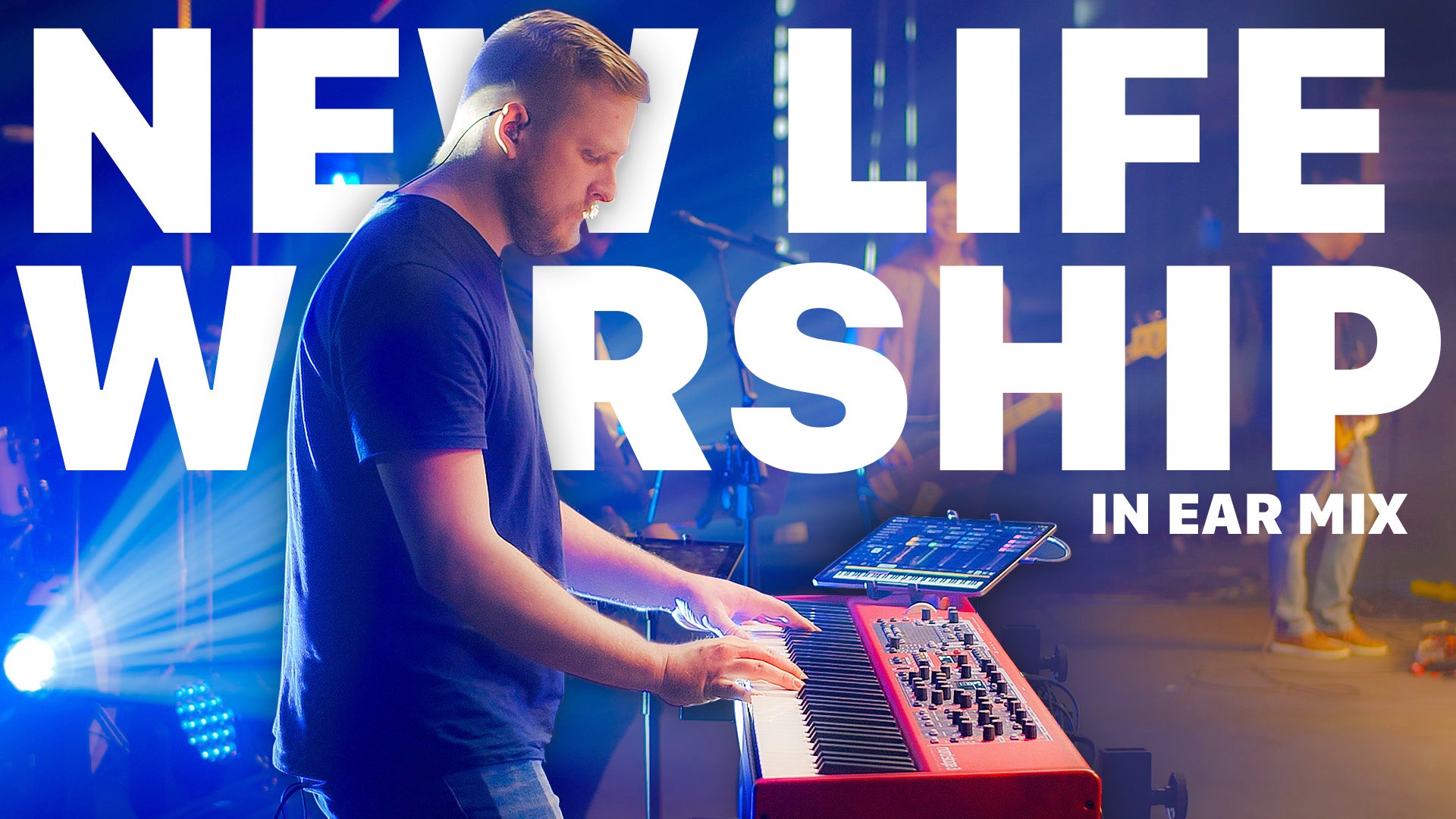 New Life Worship Piano In Ear Monitor Mix + MD Mic