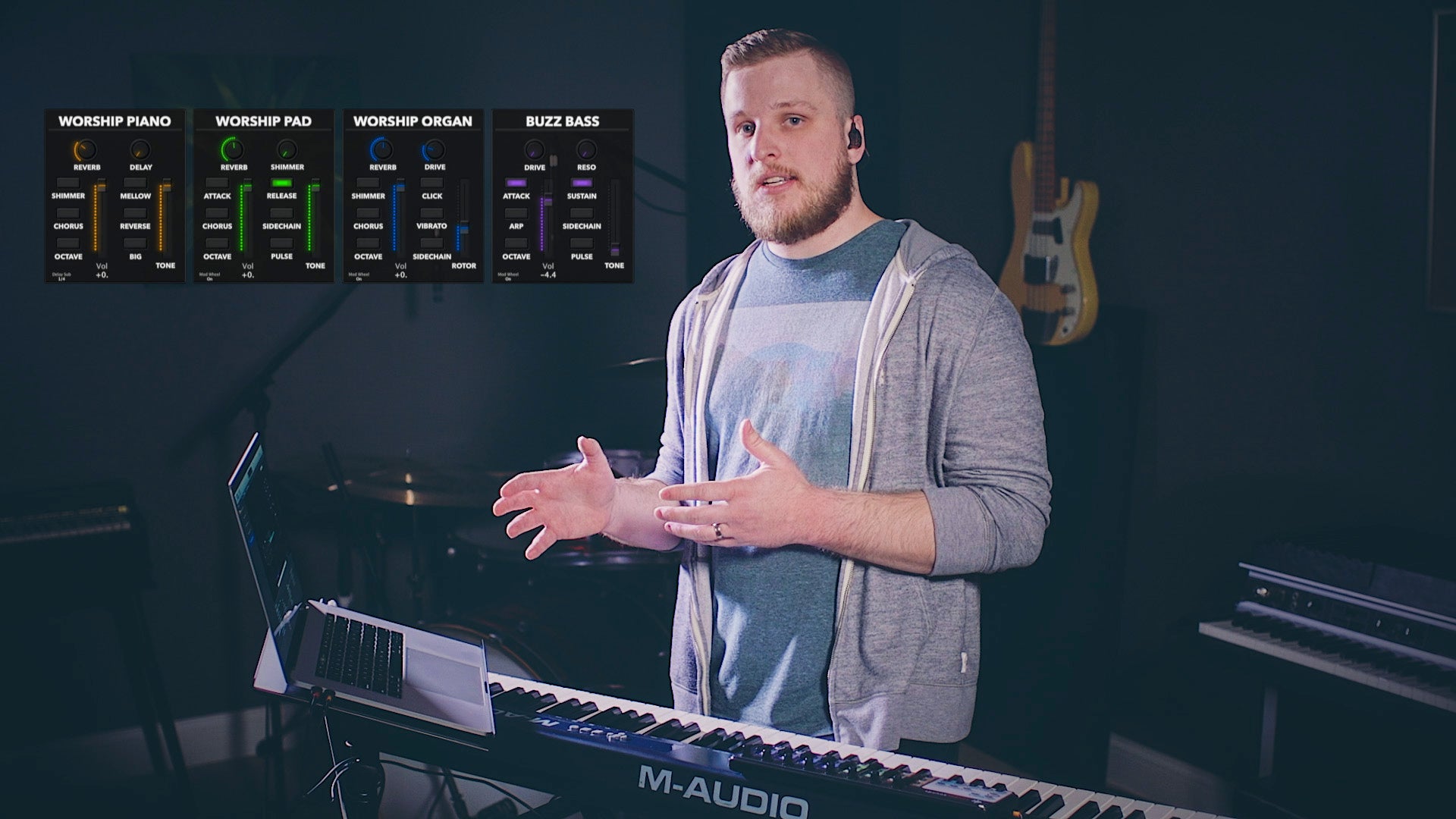 Sunday Keys Version 2: Build an Upbeat Layered Worship Patch in a Few Clicks in MainStage!