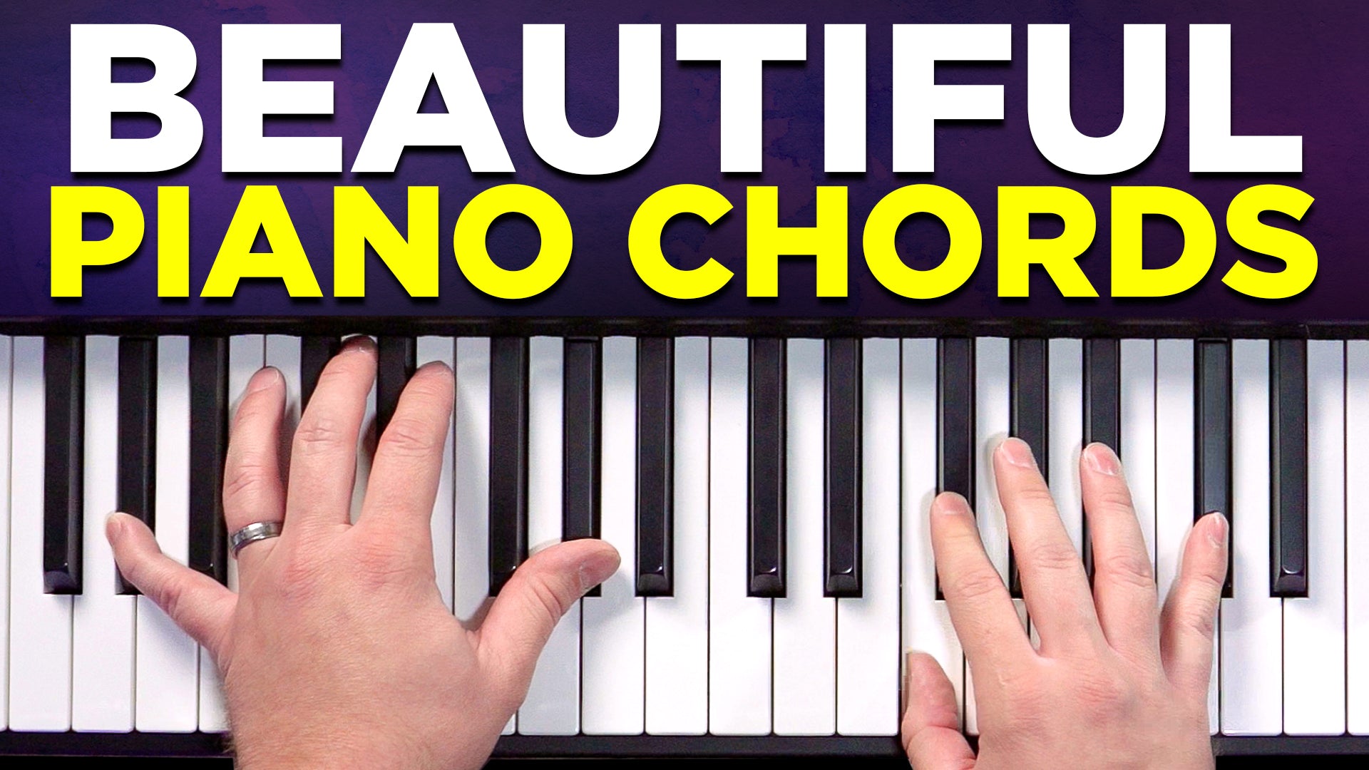 Play Beautiful Piano Chords - Beginner Worship Keys Tutorial