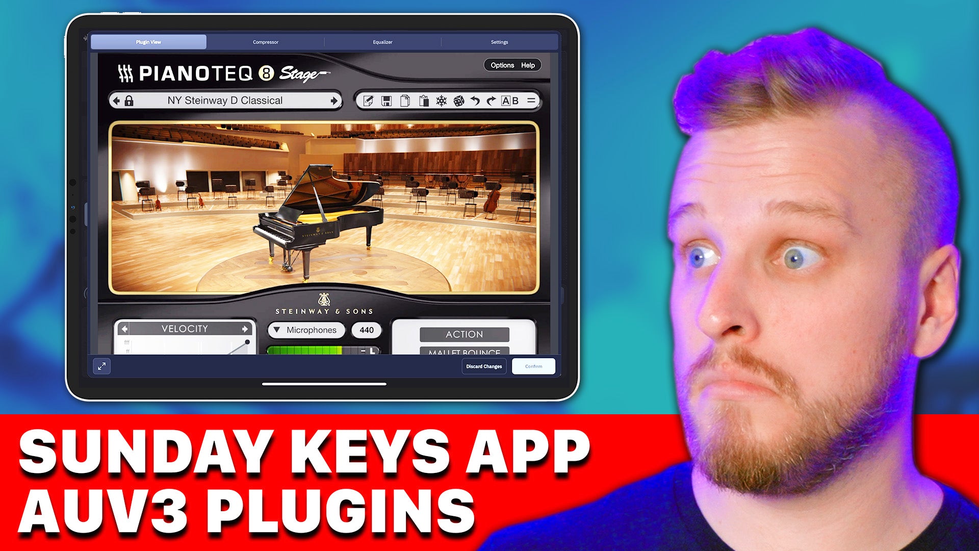Use AUv3 in Sunday Keys App | How to load plugins in Sunday Keys
