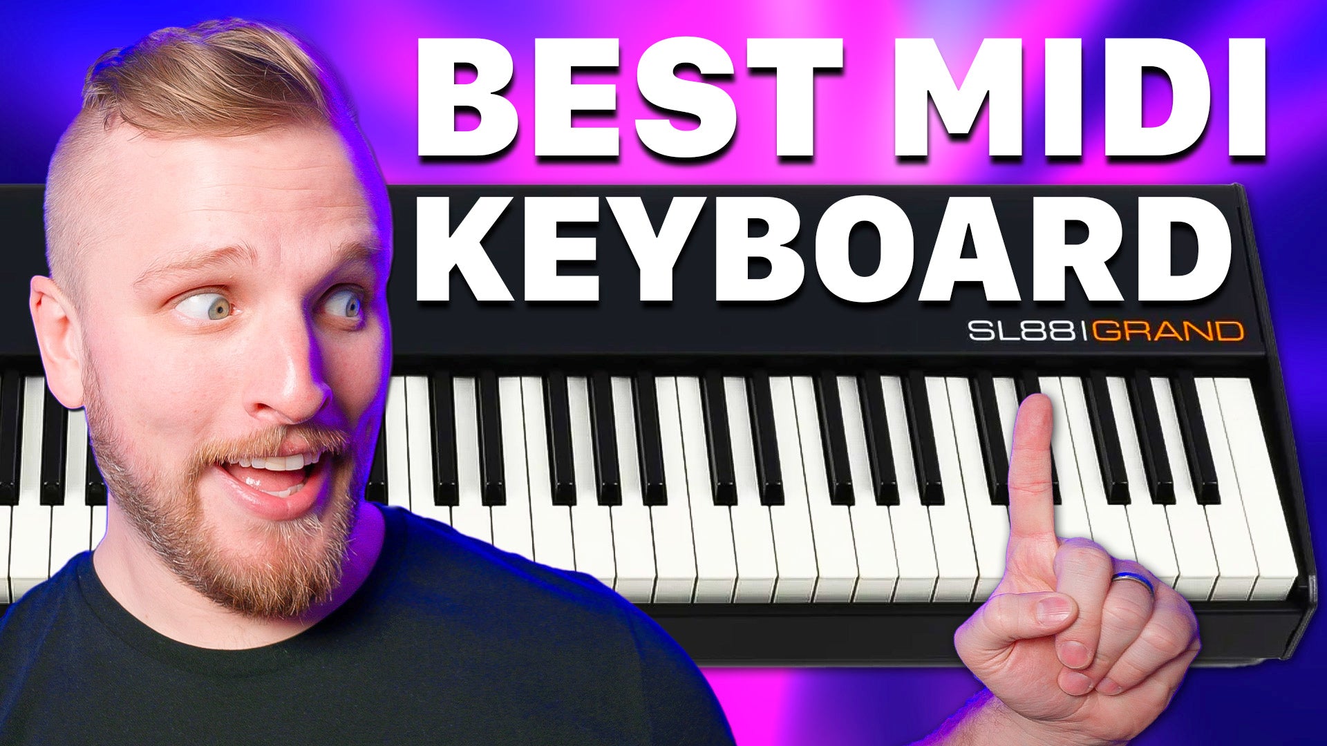BEST MIDI Keyboard under $1000 fully weighted!? Studiologic SL88 Grand Review