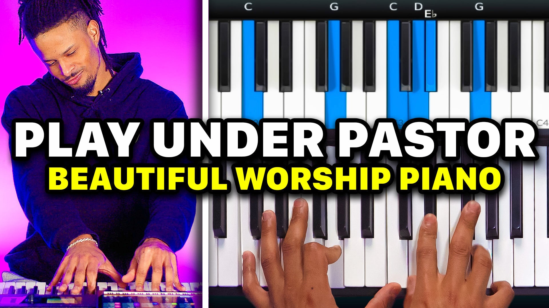 Play Under Pastor - Beautiful, Emotional Worship Piano Sounds