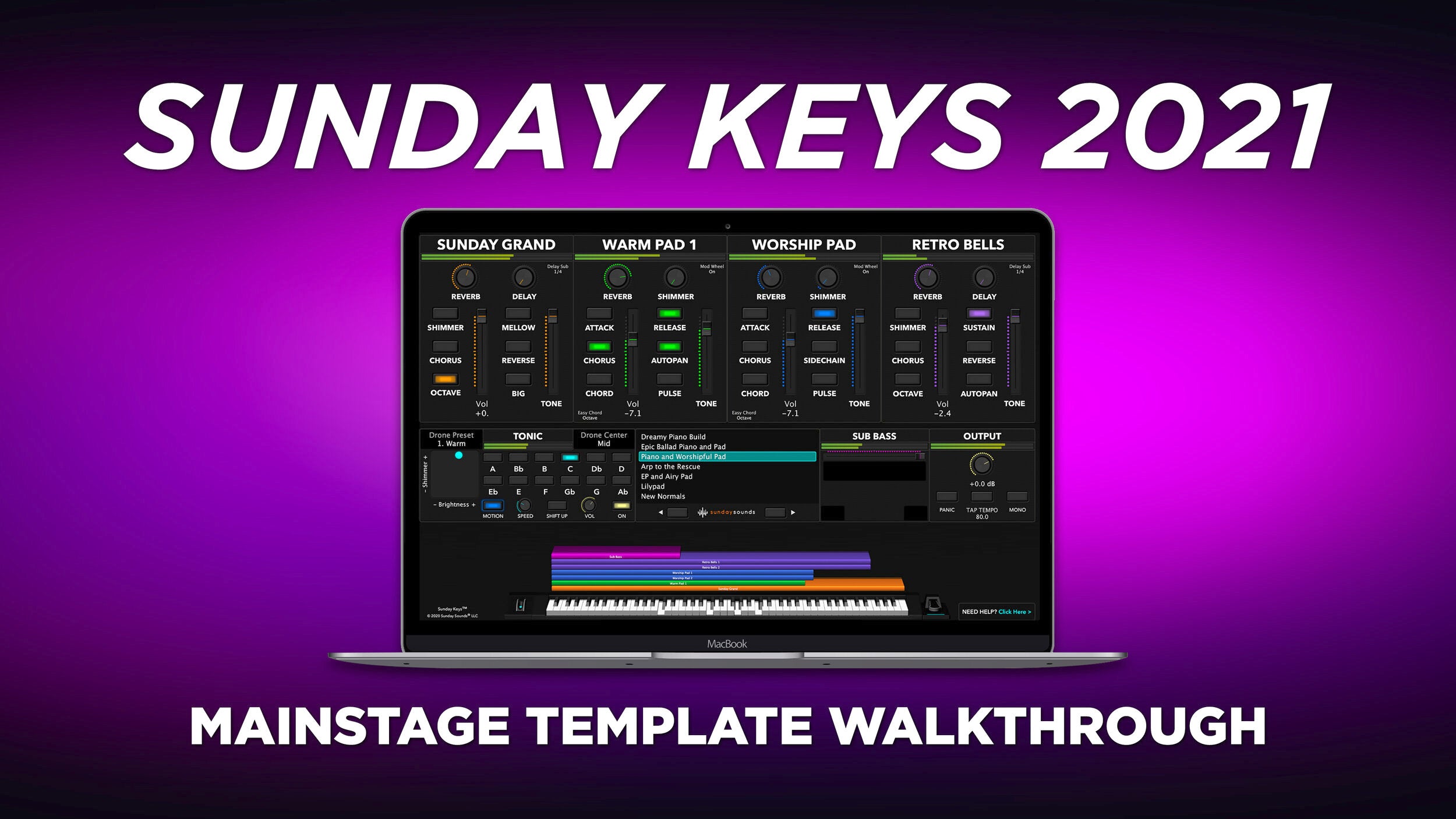 Introducing Sunday Keys 2021 for MainStage!