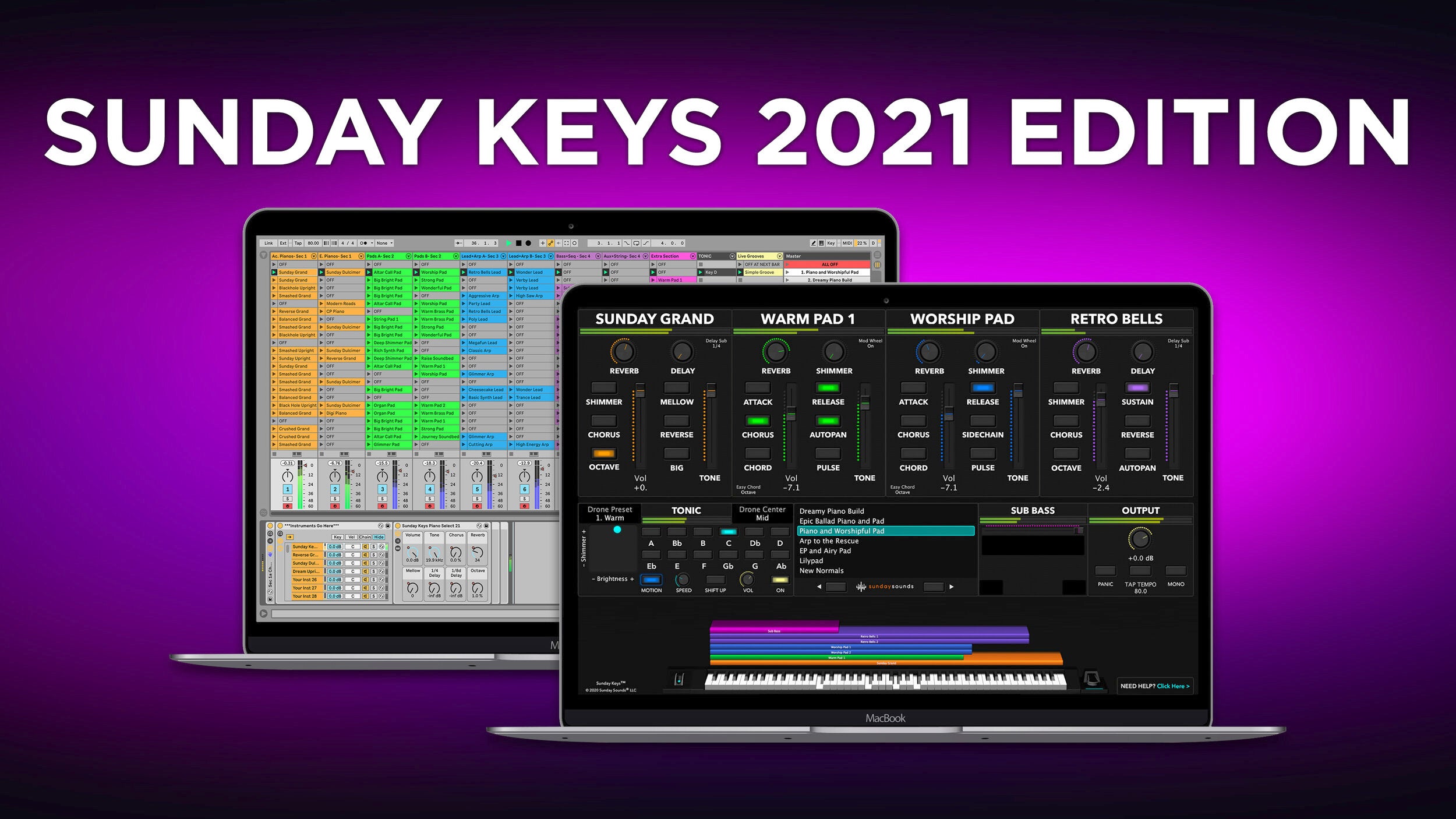 Introducing Sunday Keys 2021 for MainStage and Ableton Live