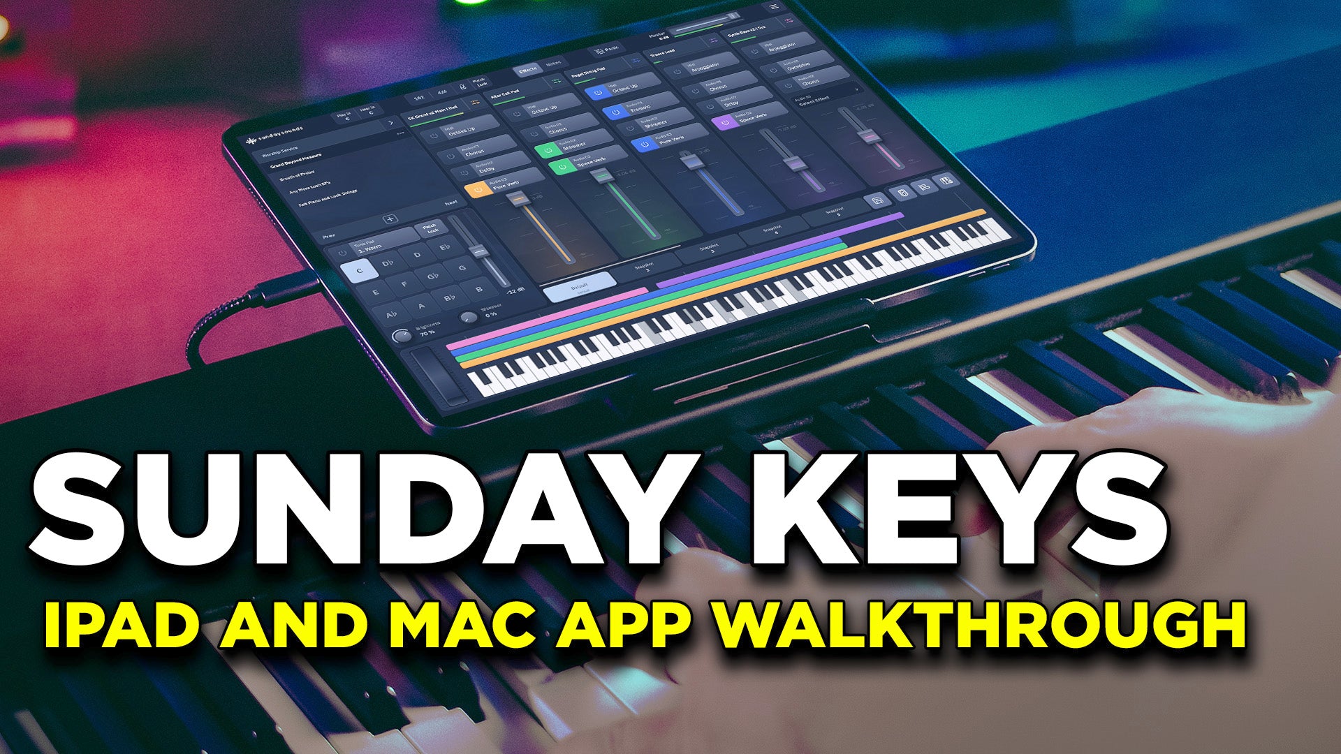 Sunday Keys iPad and Mac App - Full Walkthrough