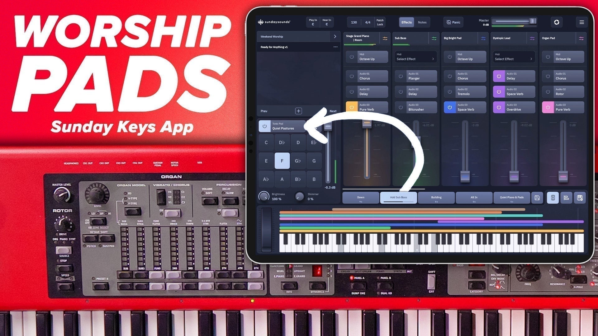 Superpower your Ambient Worship Pads- Tonic Pad in Sunday Keys Update