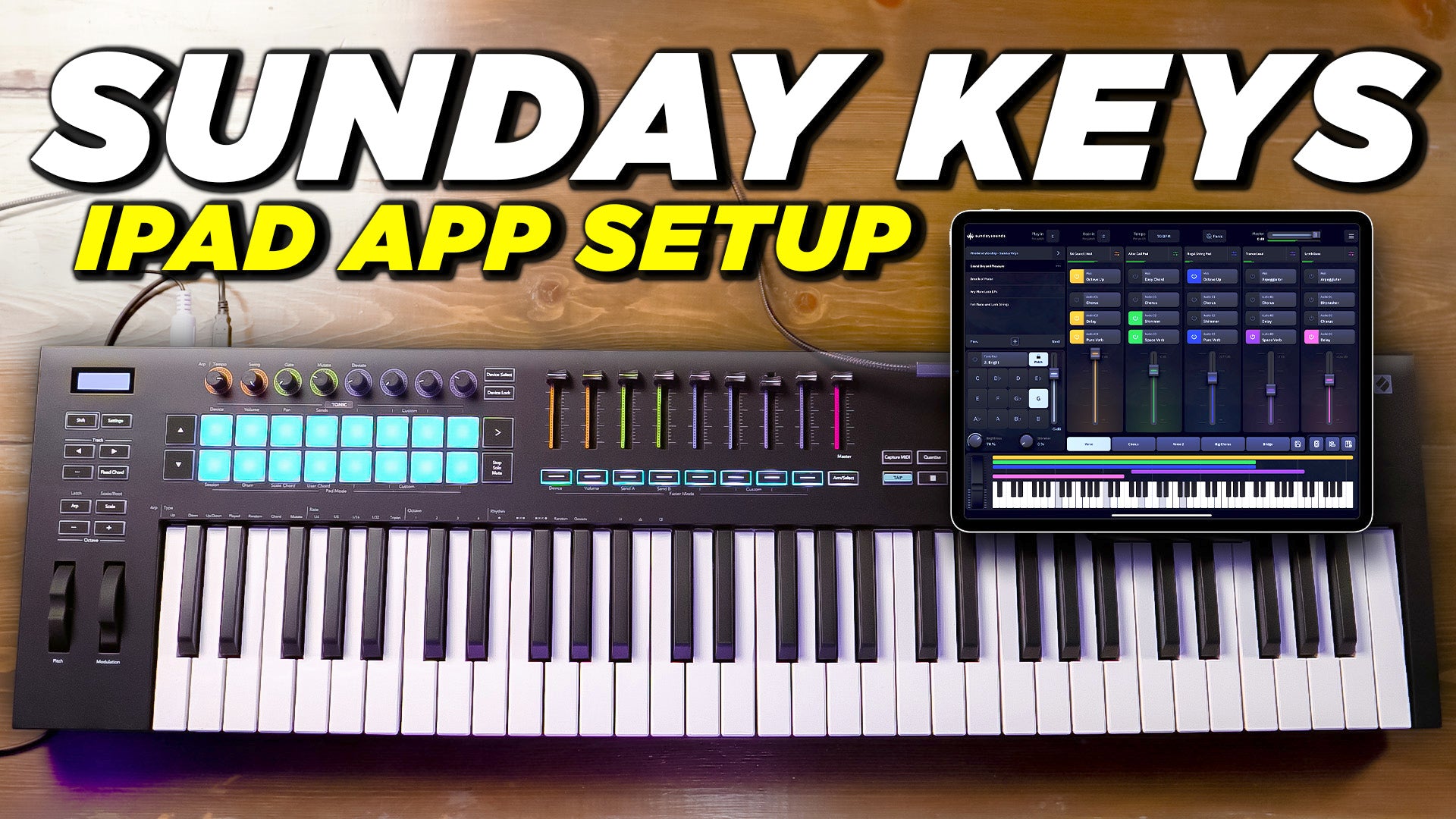 iPad Worship Keys Rig Setup Guide - Sunday Keys App