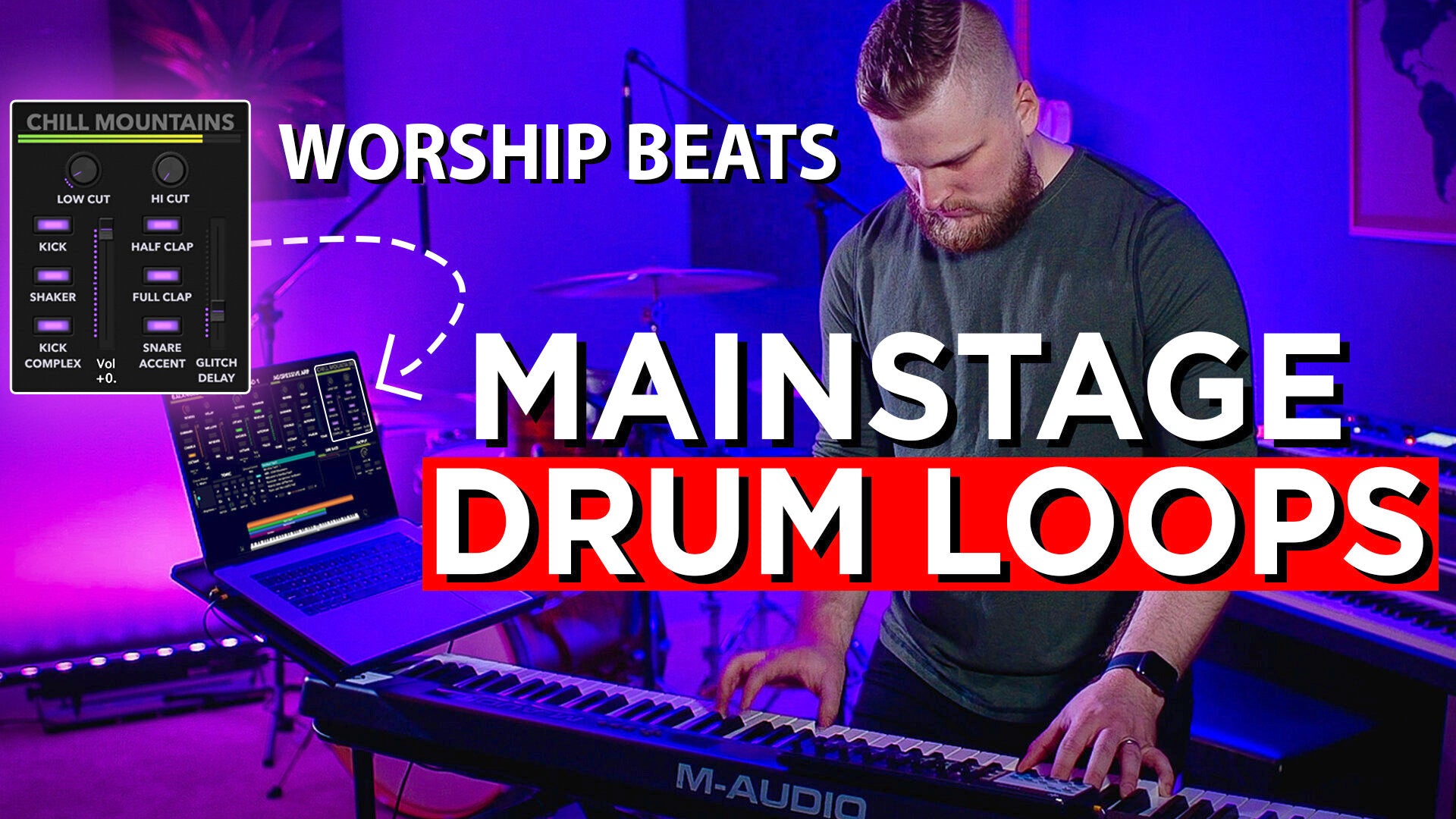 Add Live Drum Loops to Your MainStage Keys Rig