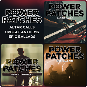 Power Patches Three-pack: Altar Calls, Upbeat Anthems, Epic Ballads